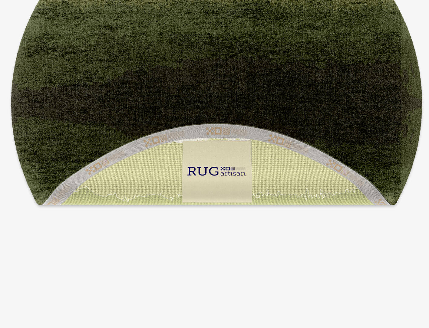 Erwin Gradation Round Hand Knotted Bamboo Silk Custom Rug by Rug Artisan
