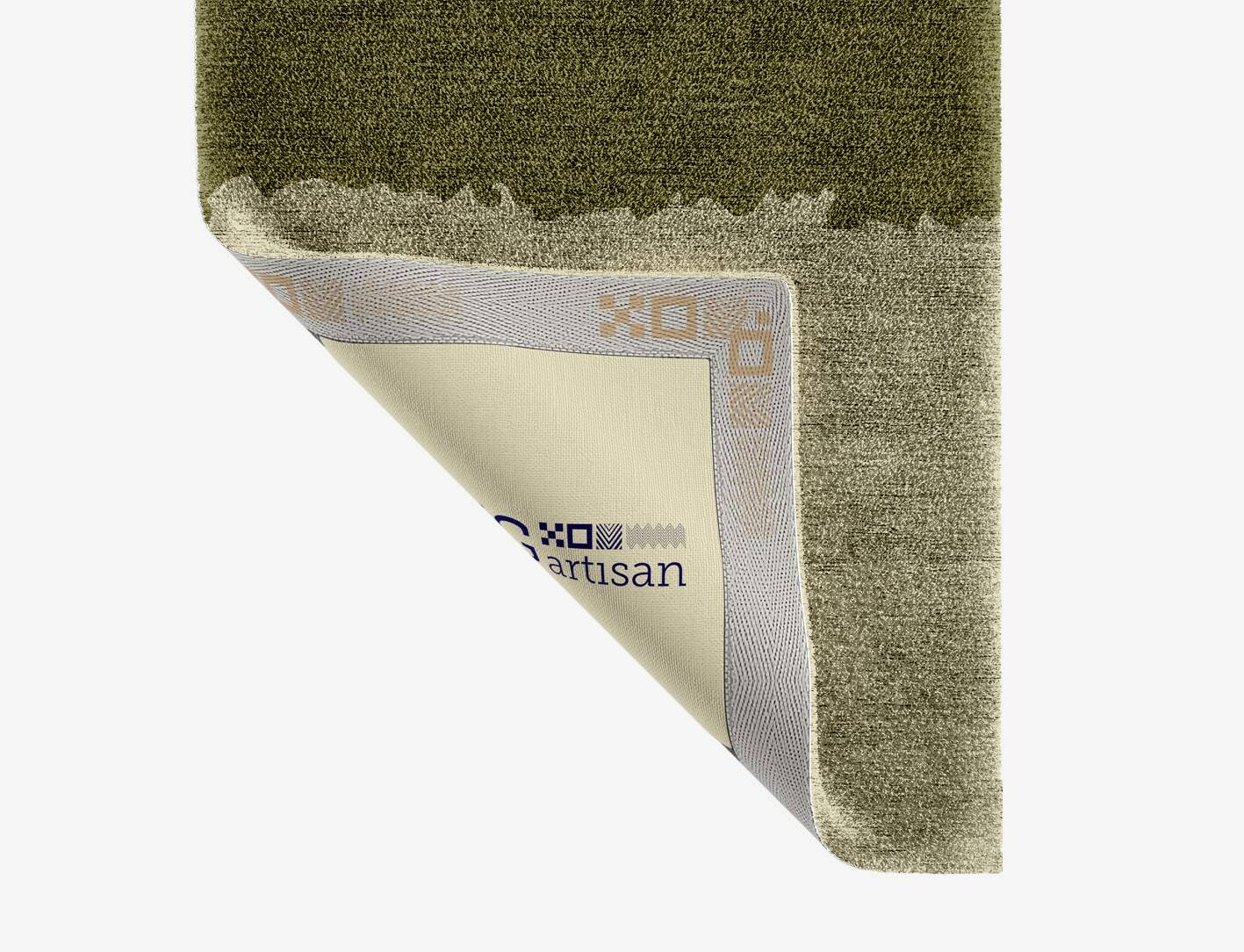 Erwin Gradation Runner Hand Knotted Bamboo Silk Custom Rug by Rug Artisan
