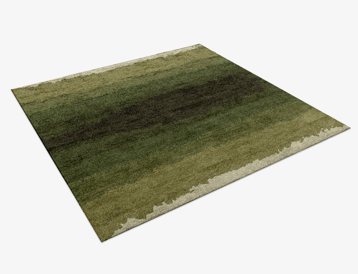 Erwin Gradation Square Hand Knotted Bamboo Silk Custom Rug by Rug Artisan