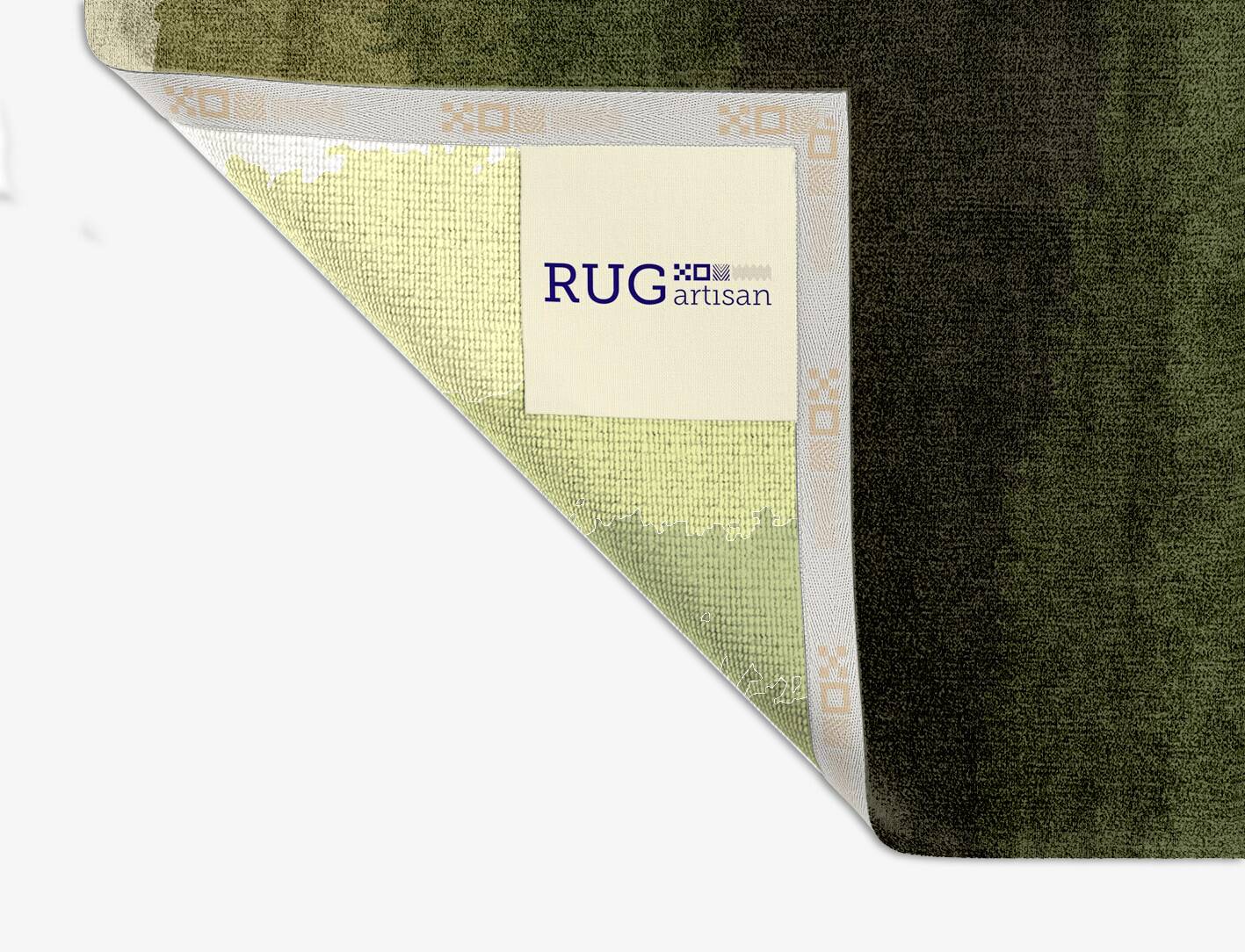 Erwin Gradation Square Hand Knotted Bamboo Silk Custom Rug by Rug Artisan