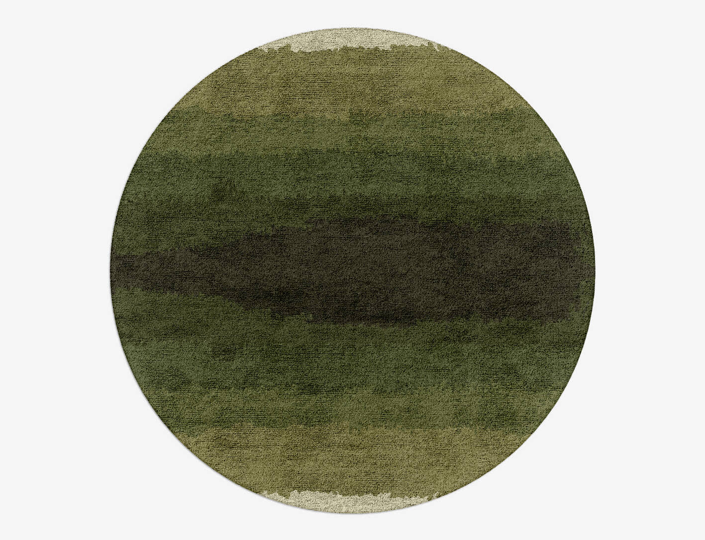 Erwin Gradation Round Hand Tufted Bamboo Silk Custom Rug by Rug Artisan