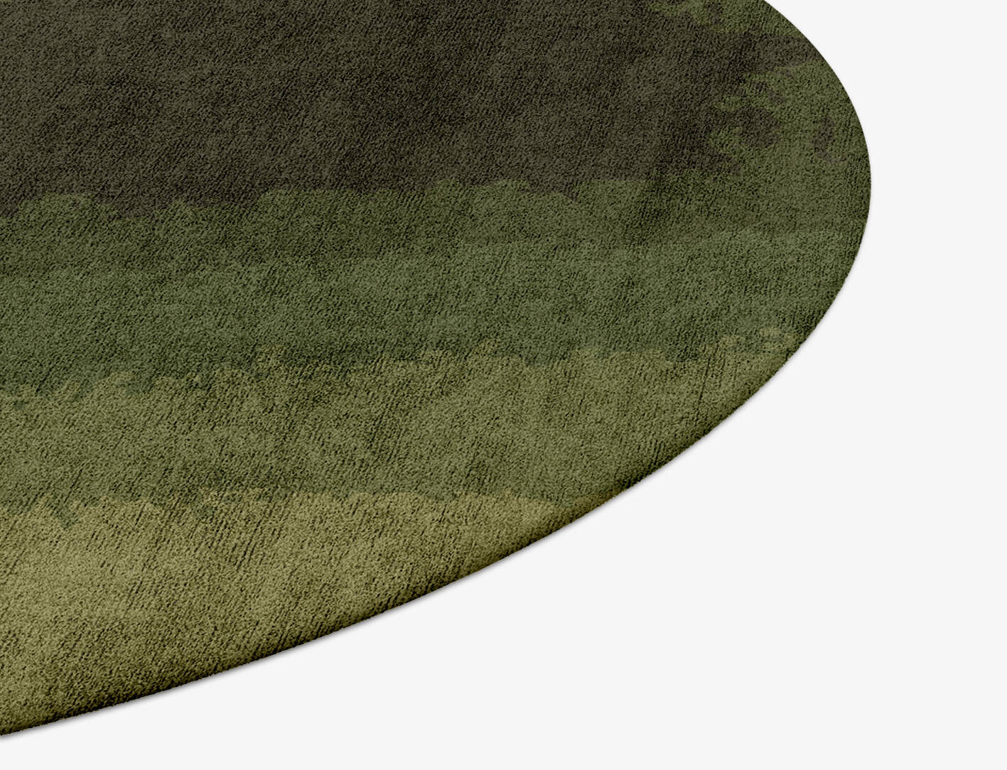 Erwin Gradation Round Hand Tufted Bamboo Silk Custom Rug by Rug Artisan