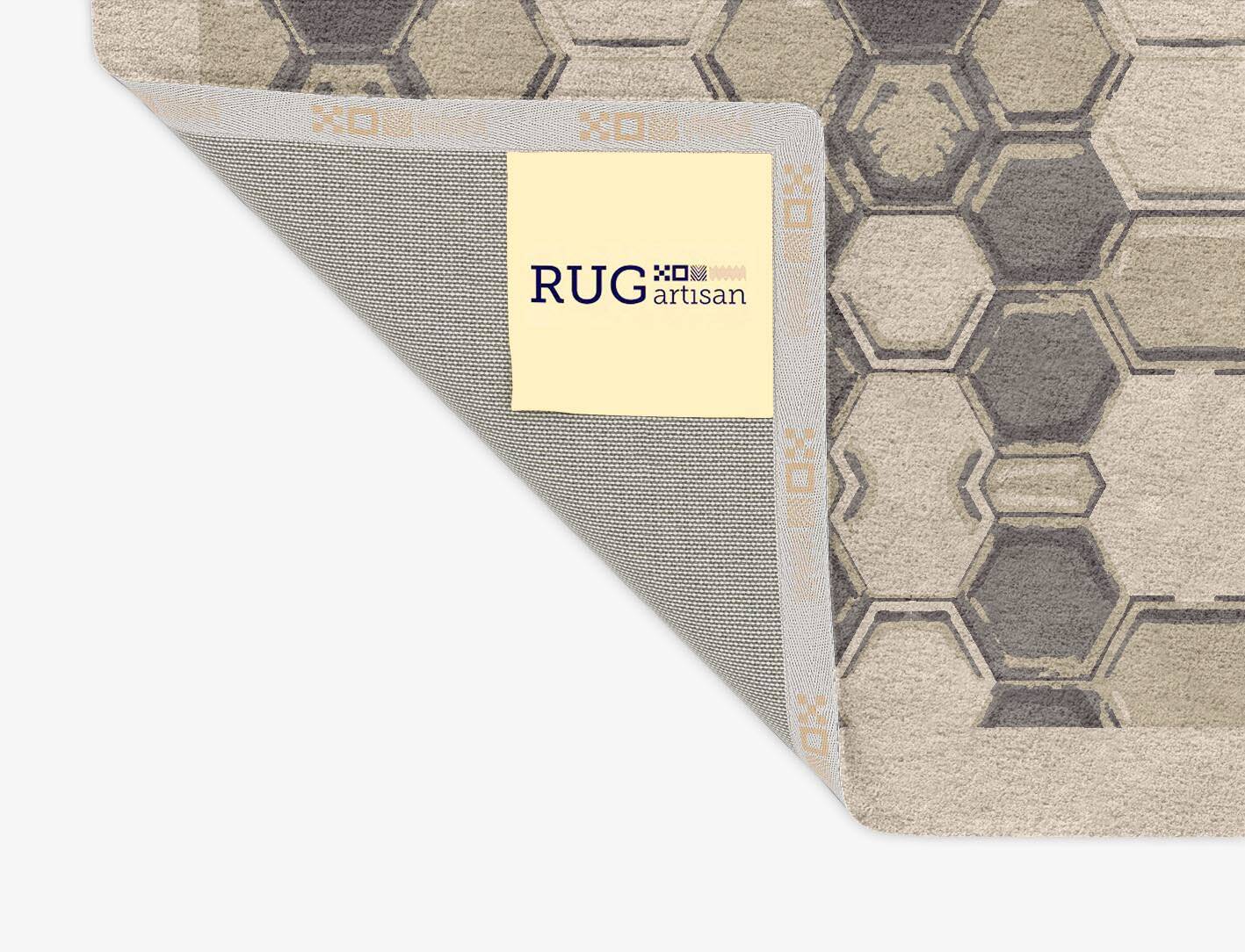 Essence Origami Rectangle Hand Tufted Pure Wool Custom Rug by Rug Artisan