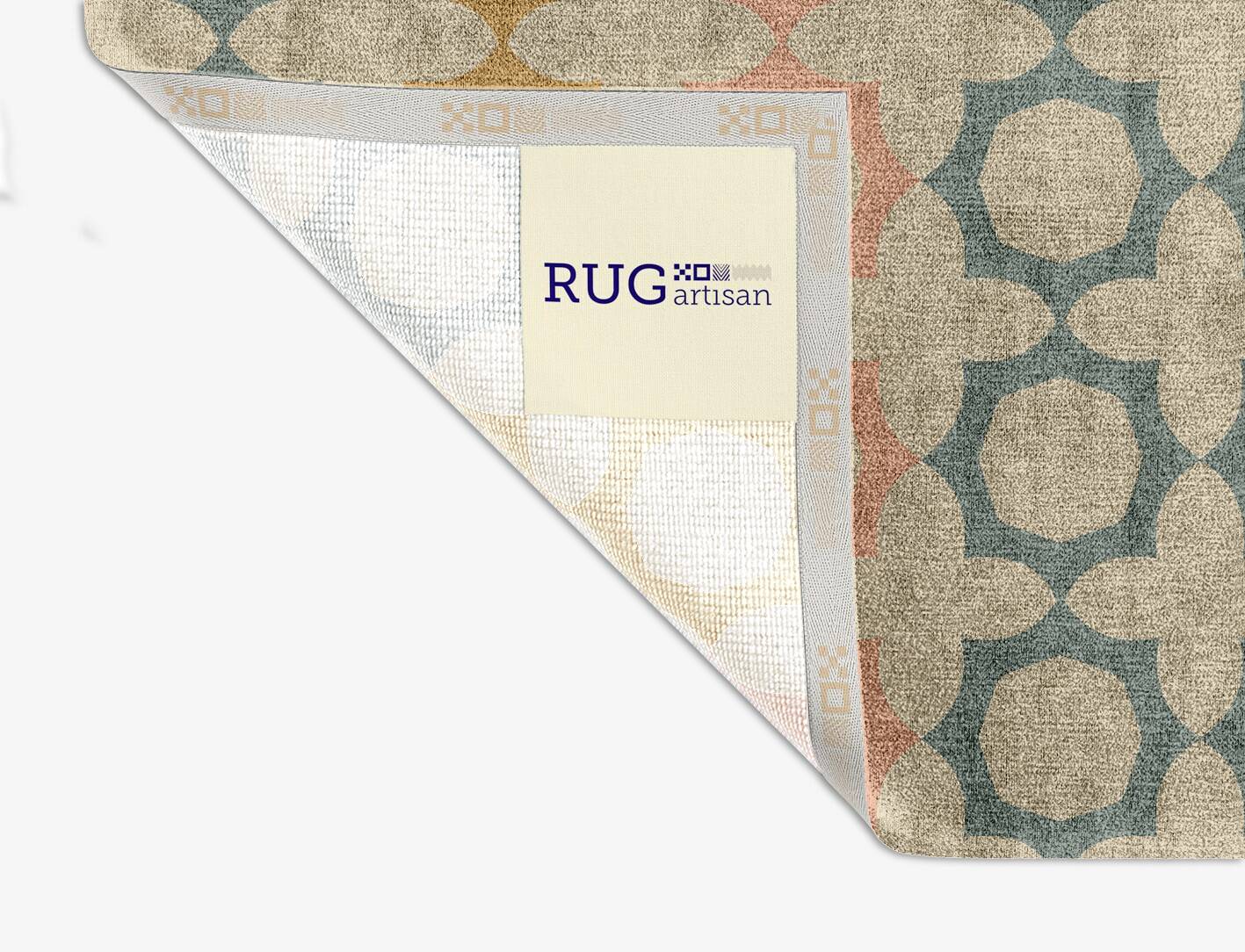Essie Blue Royal Square Hand Knotted Bamboo Silk Custom Rug by Rug Artisan