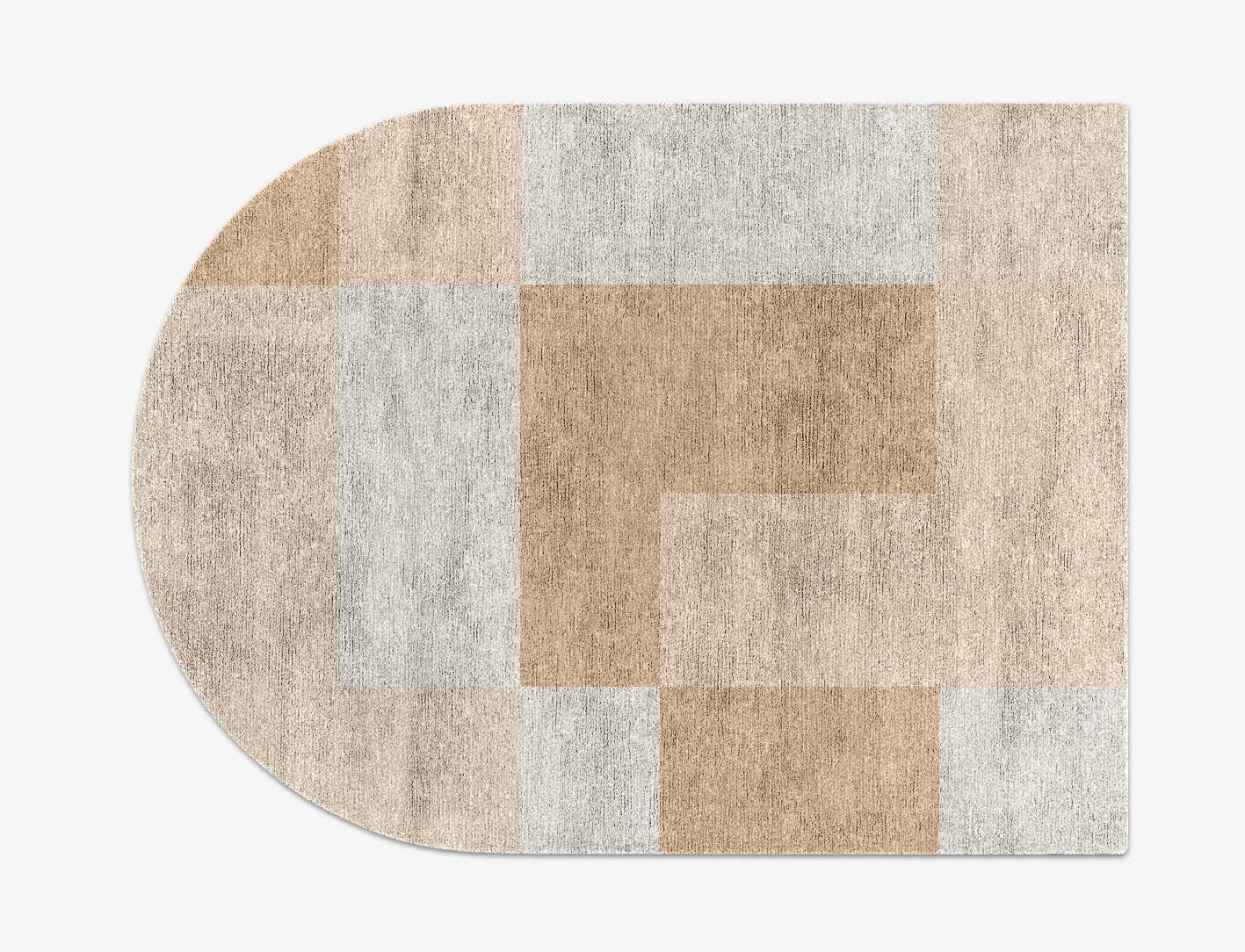 Eunoia  Arch Hand Knotted Bamboo Silk Custom Rug by Rug Artisan