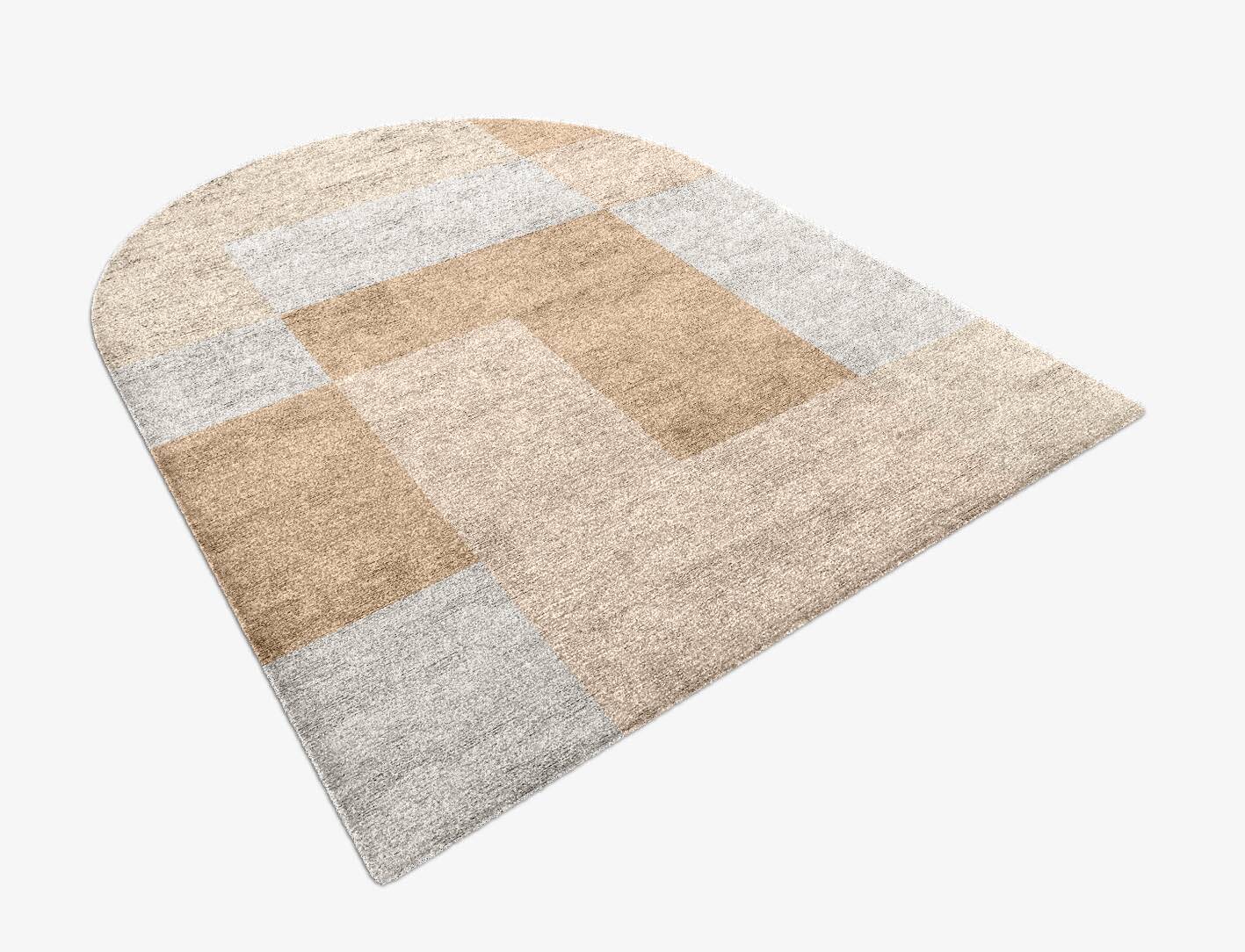 Eunoia  Arch Hand Knotted Bamboo Silk Custom Rug by Rug Artisan