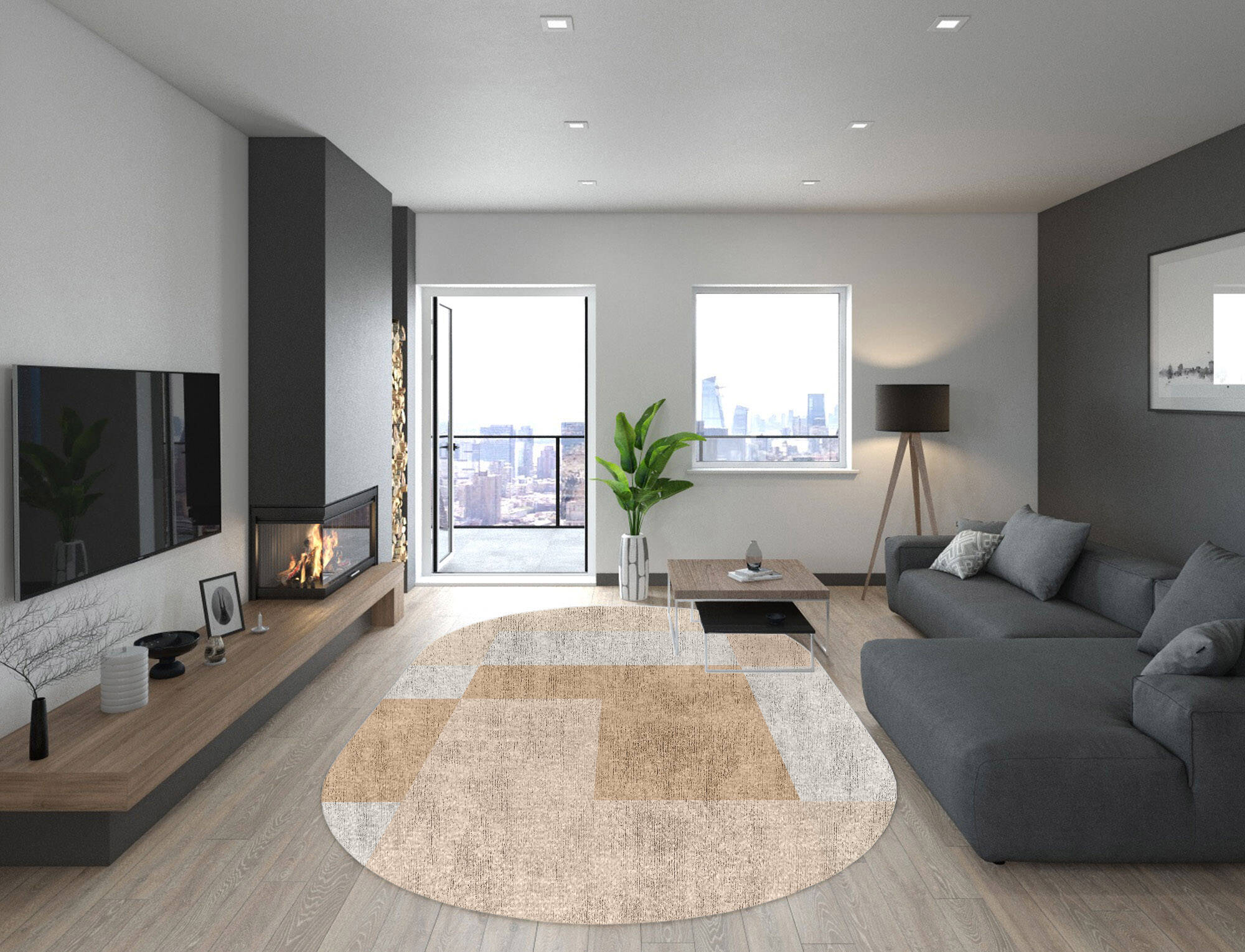 Eunoia  Capsule Hand Knotted Bamboo Silk Custom Rug by Rug Artisan
