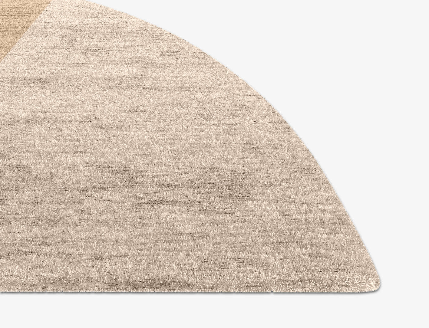 Eunoia  Halfmoon Hand Knotted Bamboo Silk Custom Rug by Rug Artisan