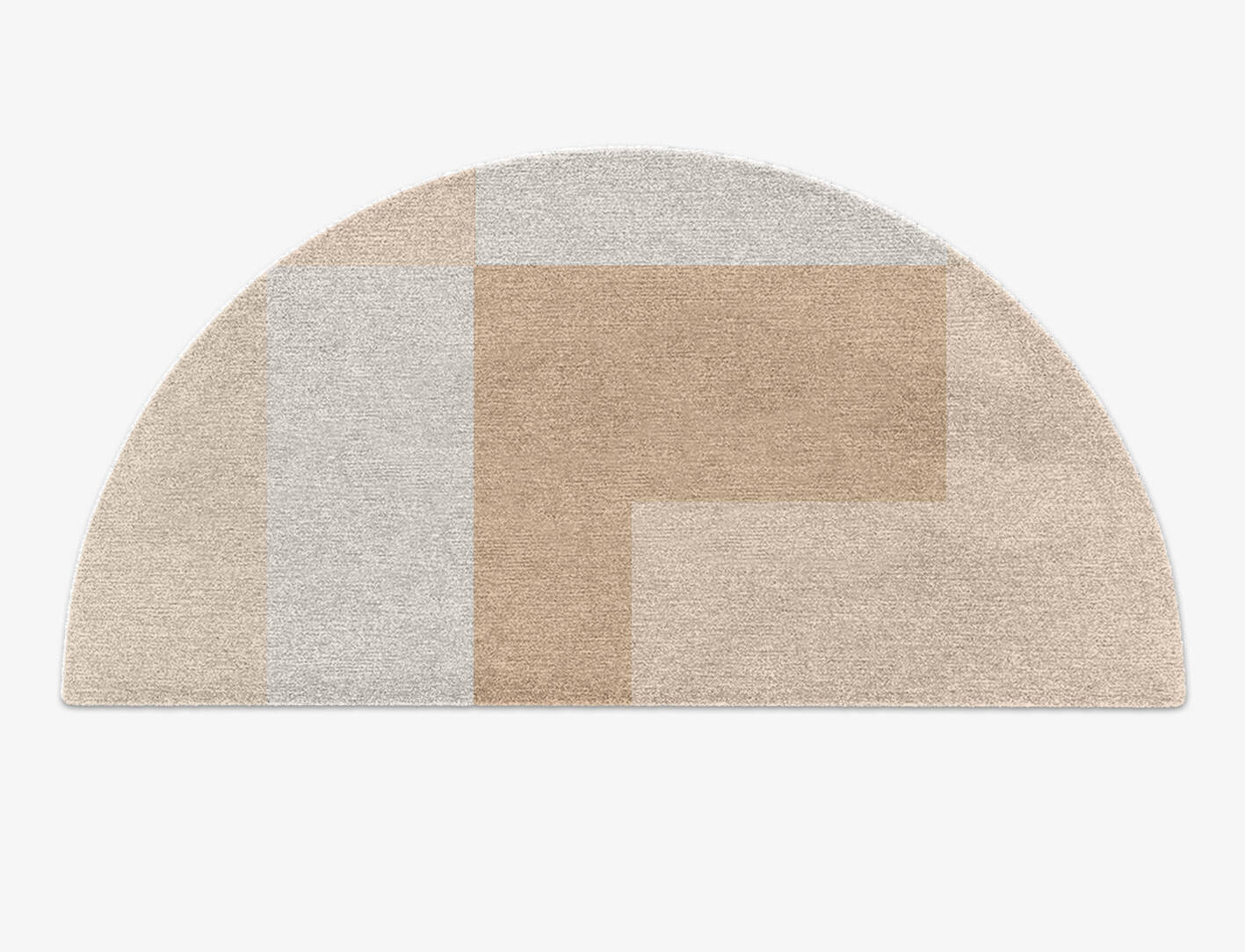 Eunoia  Halfmoon Hand Knotted Tibetan Wool Custom Rug by Rug Artisan