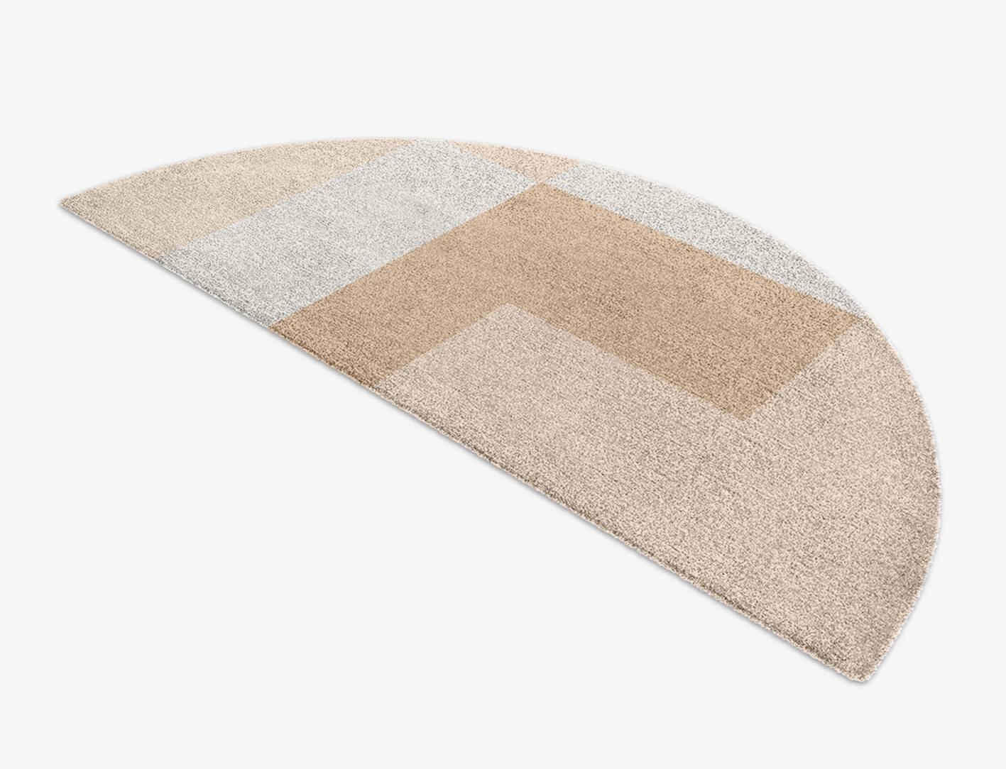 Eunoia  Halfmoon Hand Knotted Tibetan Wool Custom Rug by Rug Artisan