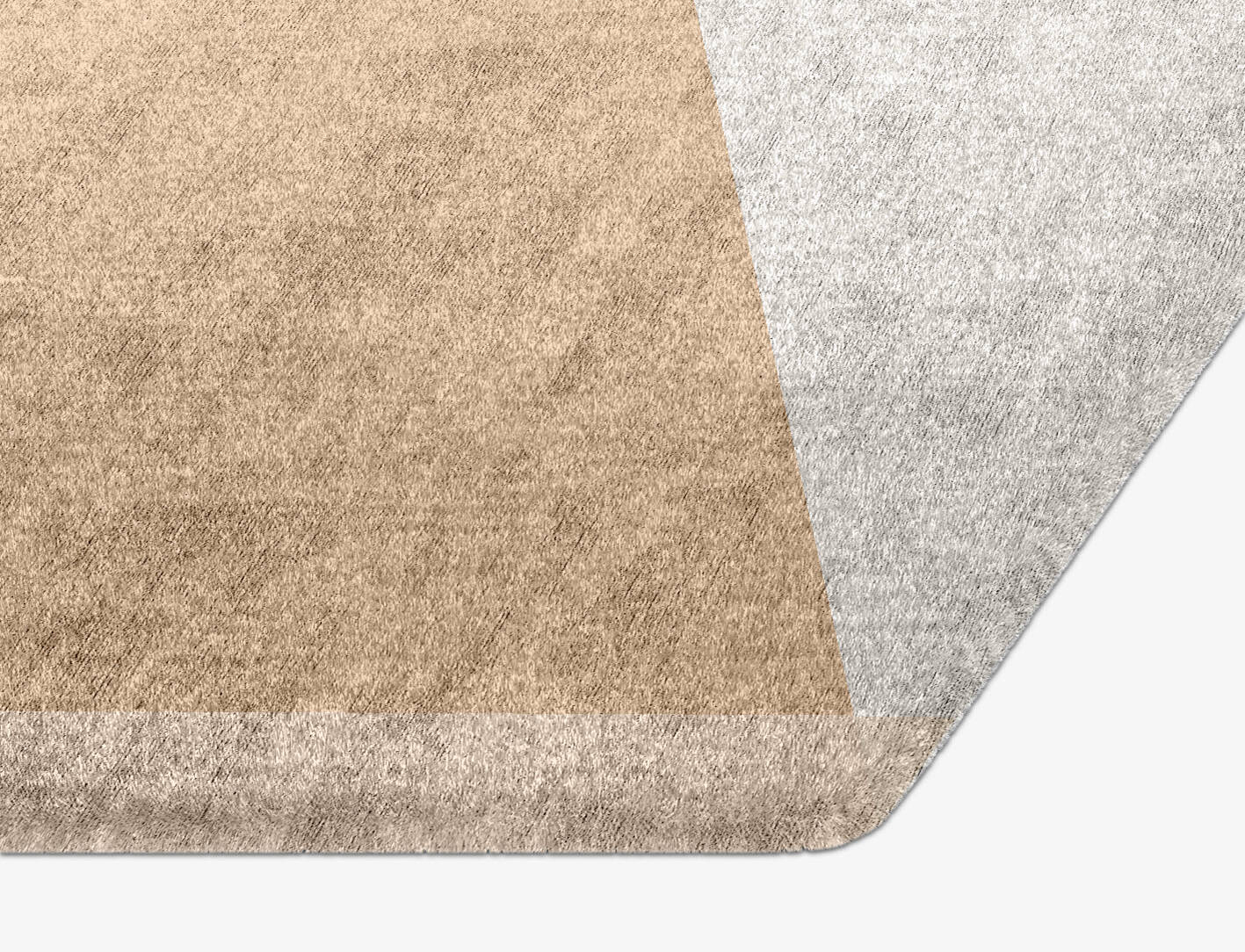 Eunoia  Hexagon Hand Knotted Bamboo Silk Custom Rug by Rug Artisan