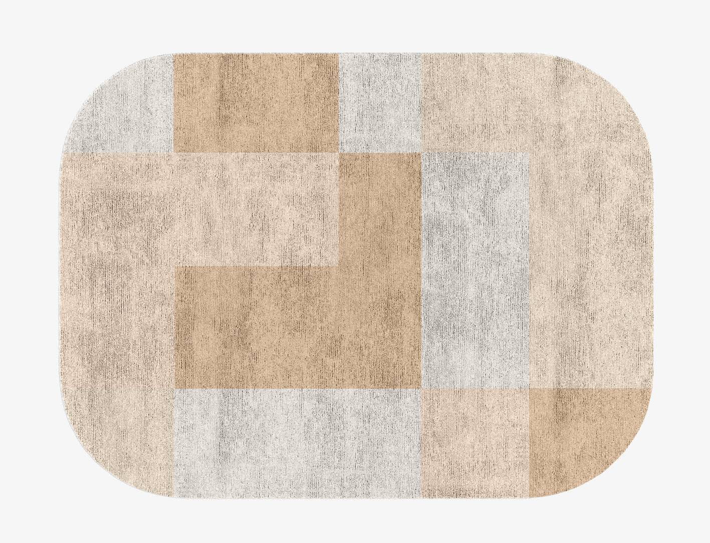 Eunoia  Oblong Hand Knotted Bamboo Silk Custom Rug by Rug Artisan