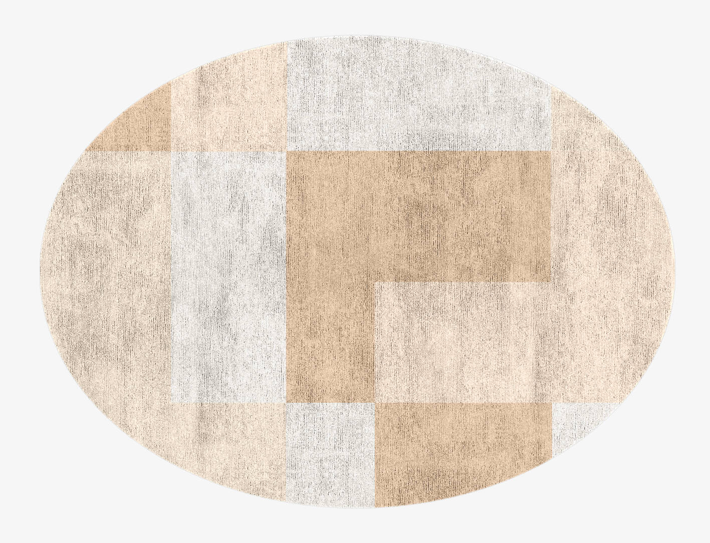 Eunoia  Oval Hand Knotted Bamboo Silk Custom Rug by Rug Artisan