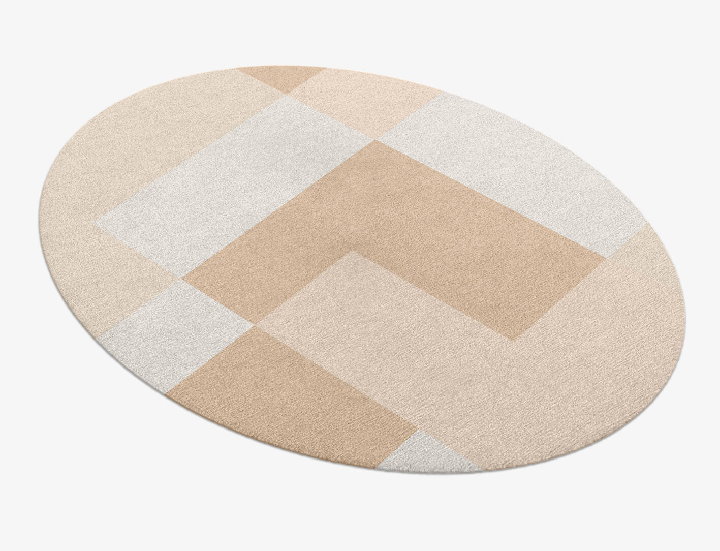 Eunoia  Oval Hand Knotted Tibetan Wool Custom Rug by Rug Artisan