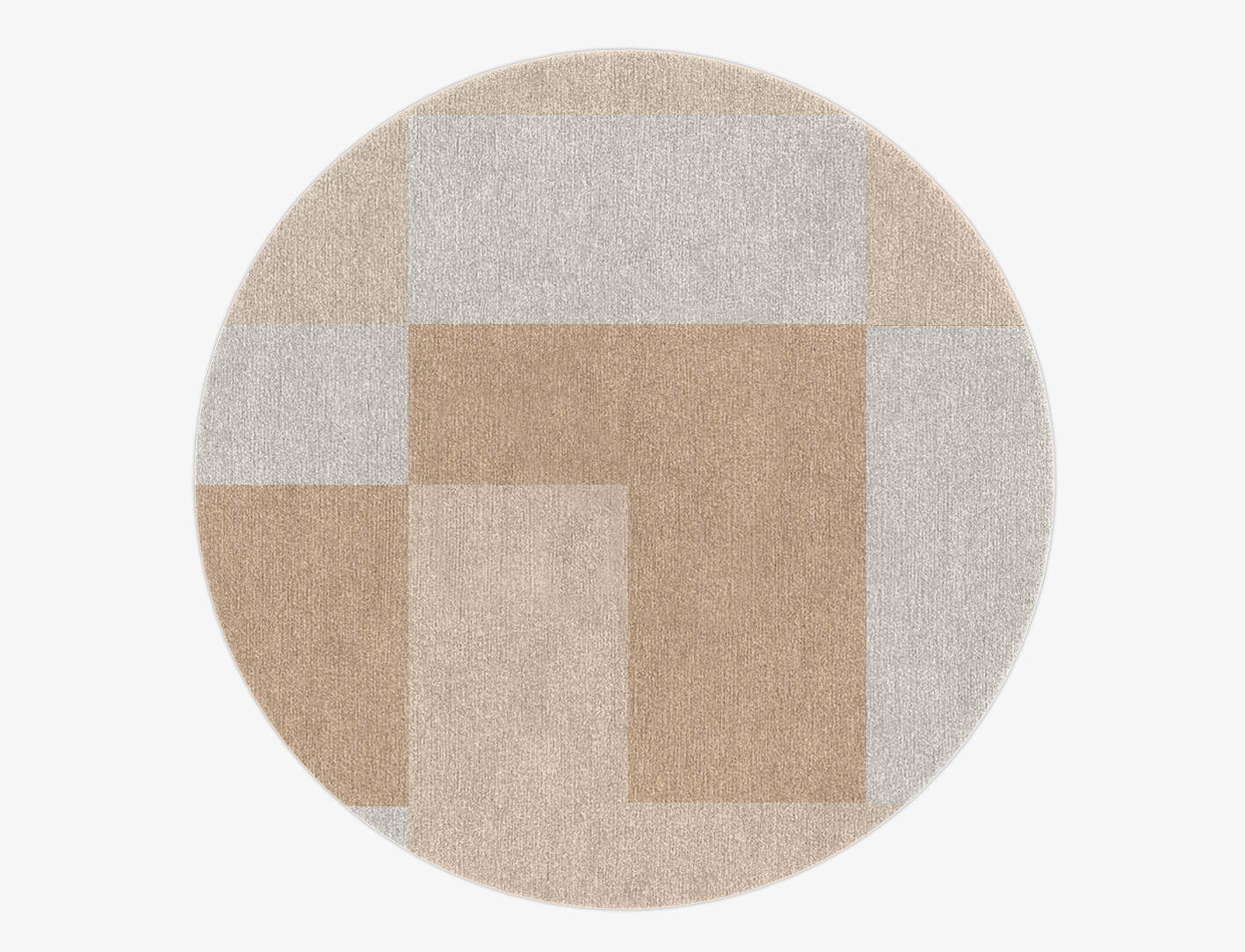 Eunoia  Round Hand Knotted Tibetan Wool Custom Rug by Rug Artisan