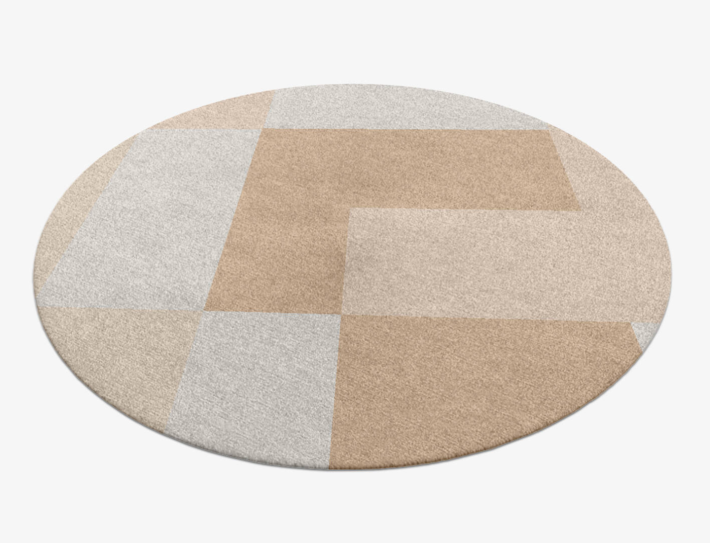 Eunoia  Round Hand Knotted Tibetan Wool Custom Rug by Rug Artisan
