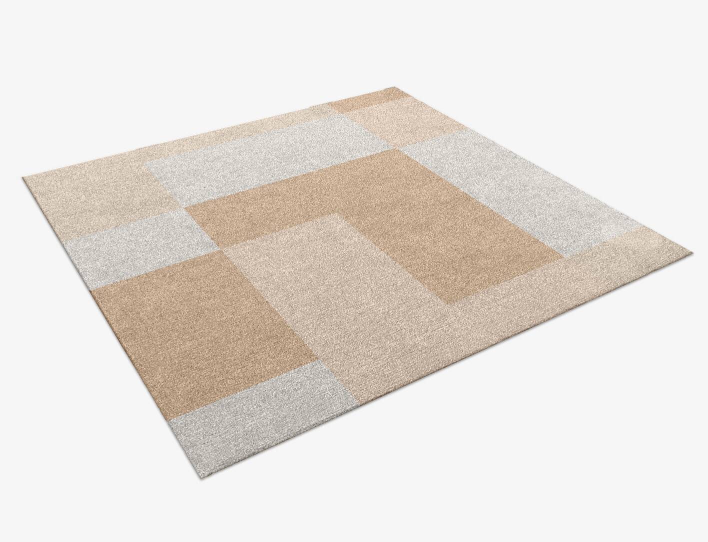 Eunoia  Square Hand Knotted Tibetan Wool Custom Rug by Rug Artisan