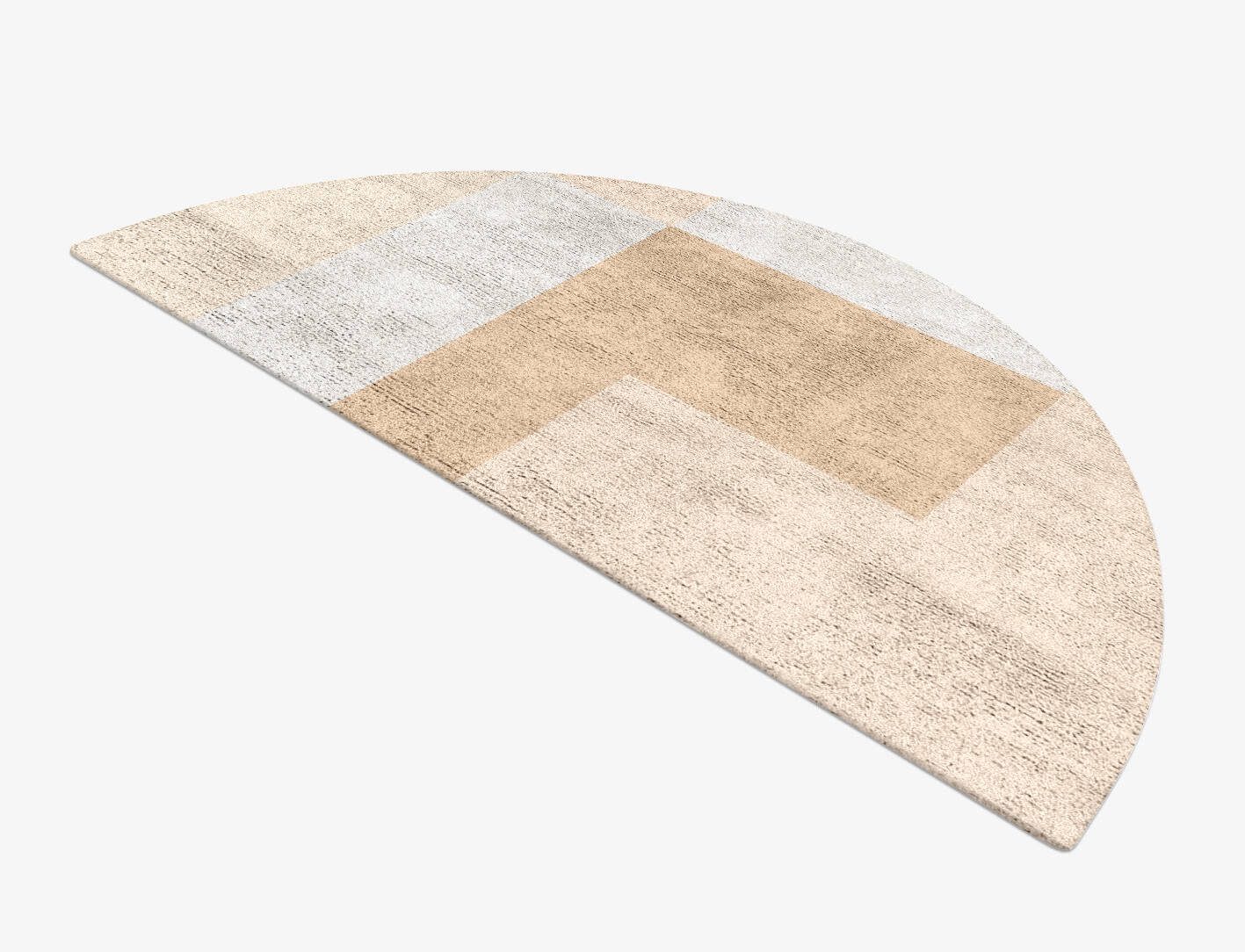 Eunoia  Halfmoon Hand Tufted Bamboo Silk Custom Rug by Rug Artisan