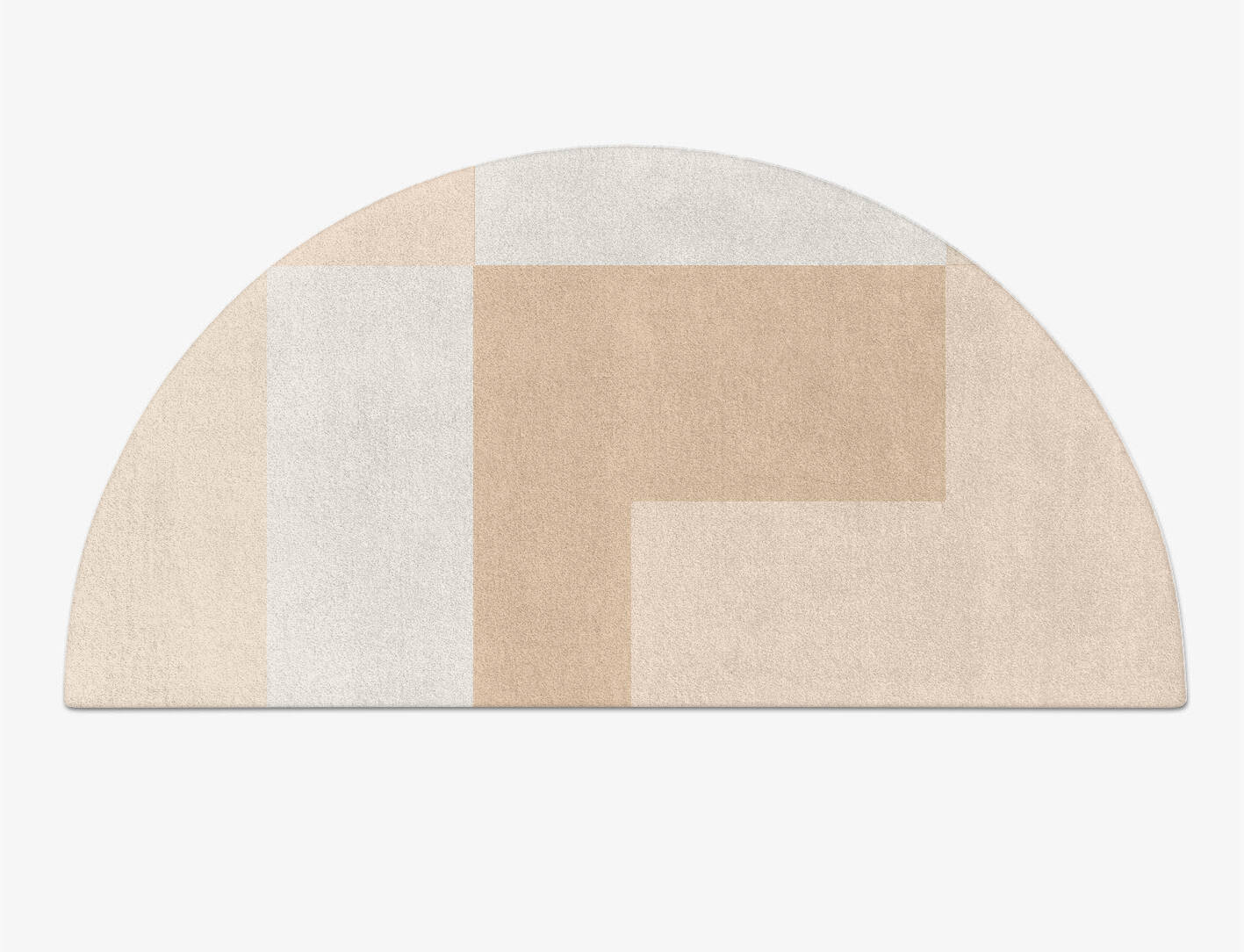 Eunoia  Halfmoon Hand Tufted Pure Wool Custom Rug by Rug Artisan