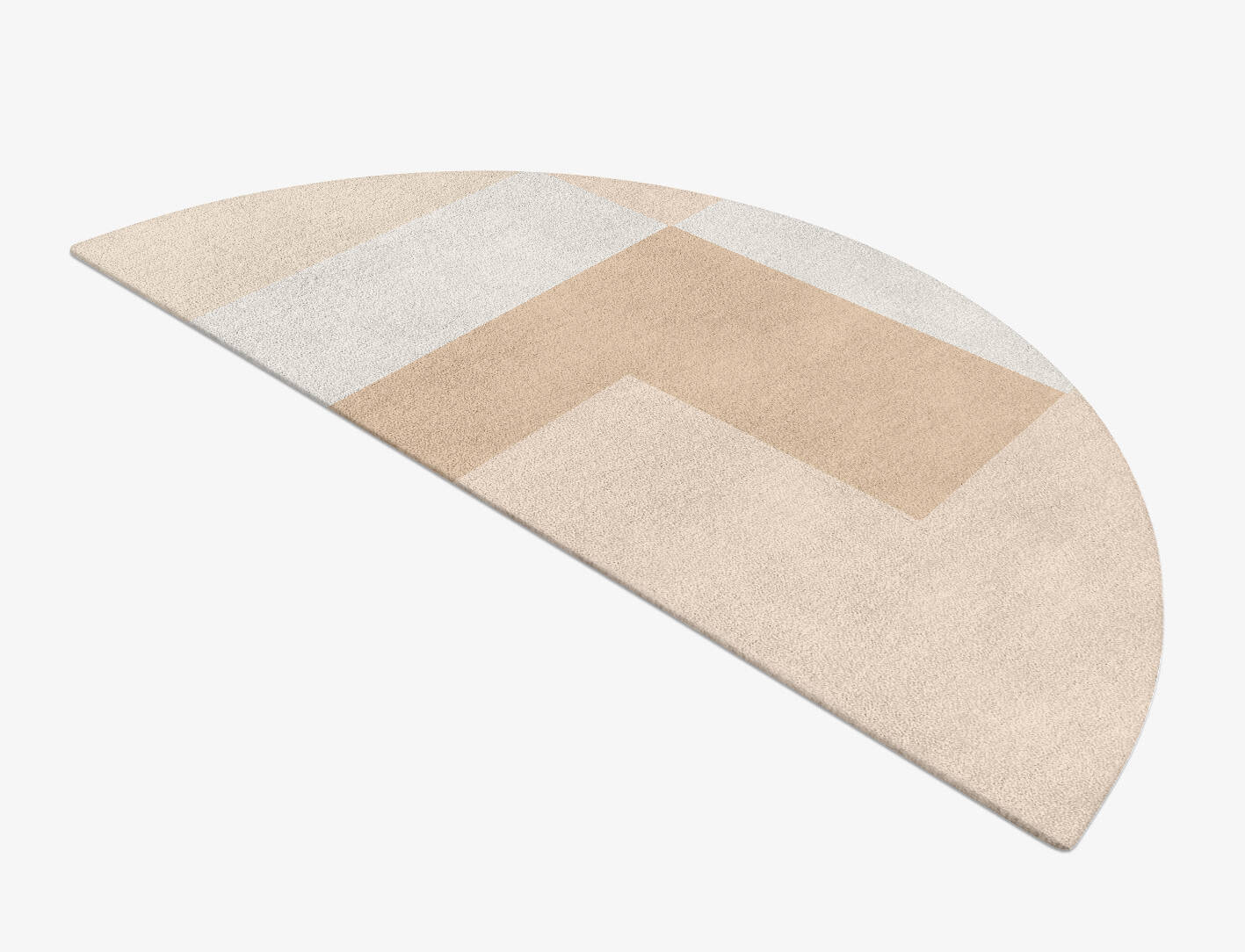 Eunoia  Halfmoon Hand Tufted Pure Wool Custom Rug by Rug Artisan