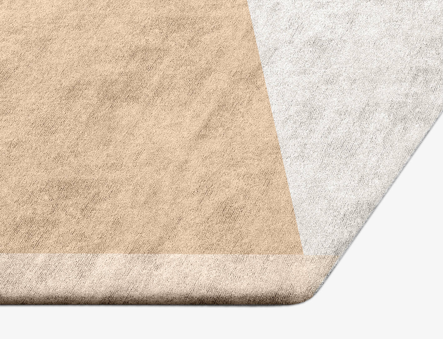 Eunoia  Hexagon Hand Tufted Bamboo Silk Custom Rug by Rug Artisan