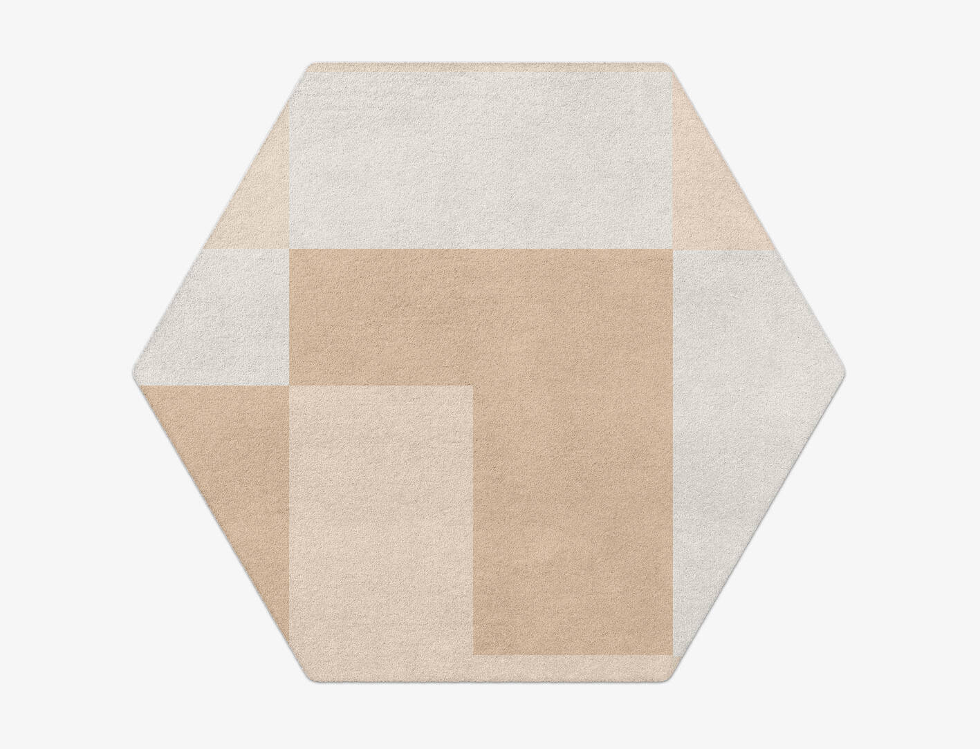 Eunoia  Hexagon Hand Tufted Pure Wool Custom Rug by Rug Artisan