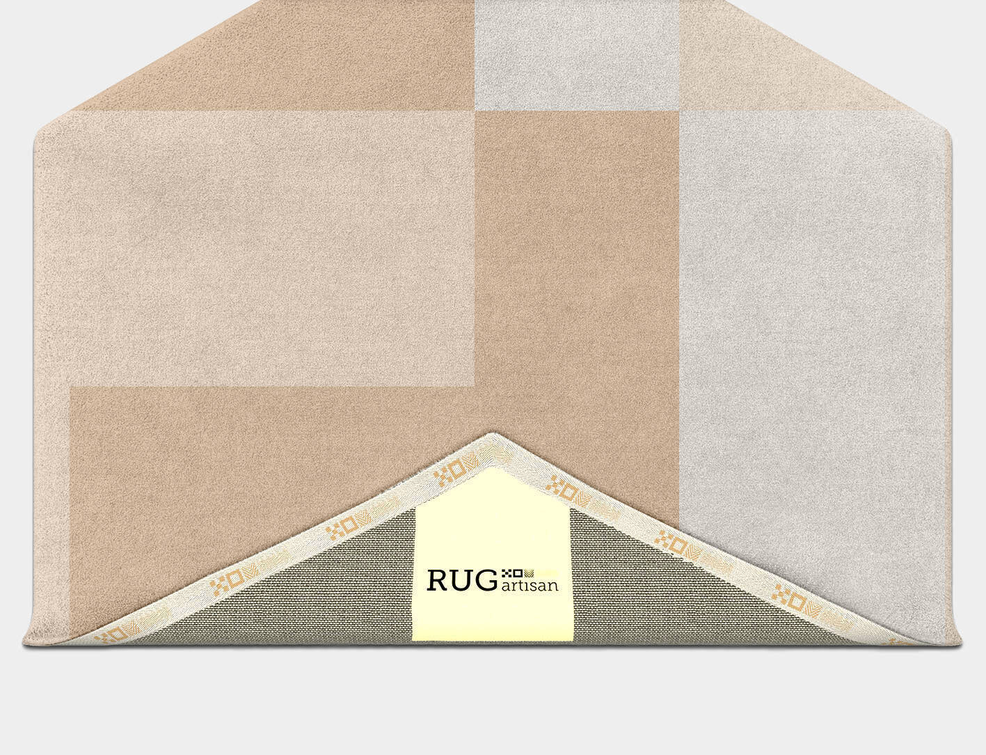 Eunoia  Hexagon Hand Tufted Pure Wool Custom Rug by Rug Artisan