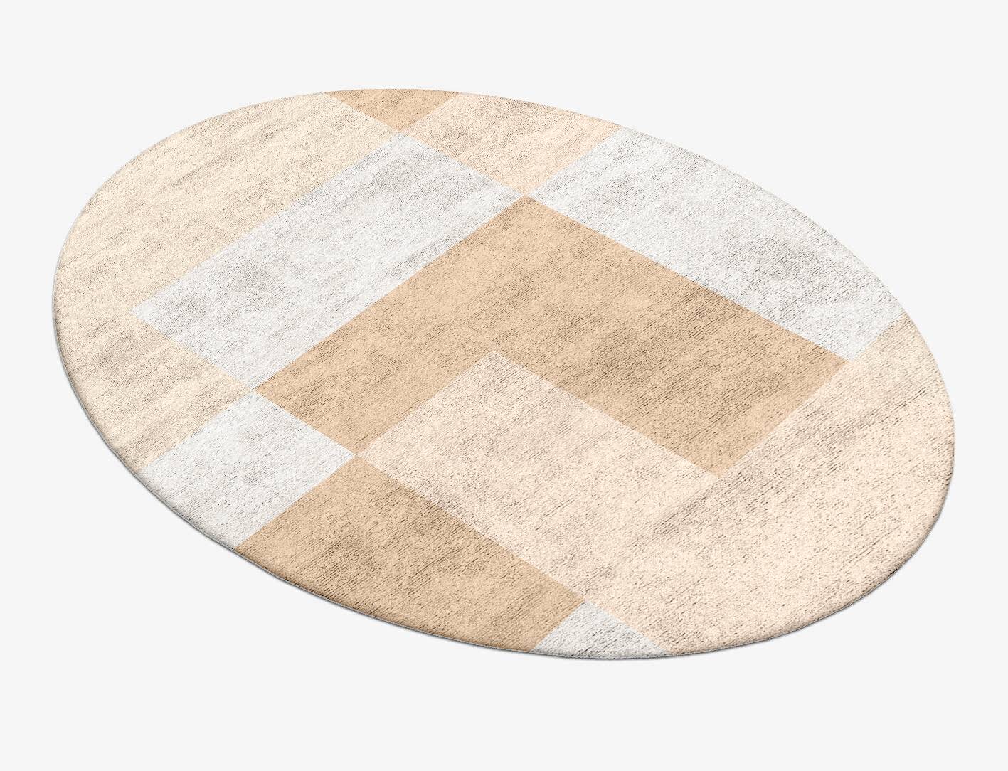 Eunoia  Oval Hand Tufted Bamboo Silk Custom Rug by Rug Artisan