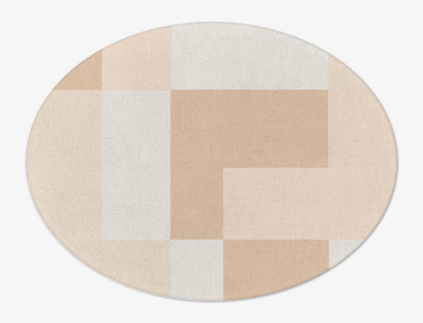 Eunoia  Oval Hand Tufted Pure Wool Custom Rug by Rug Artisan