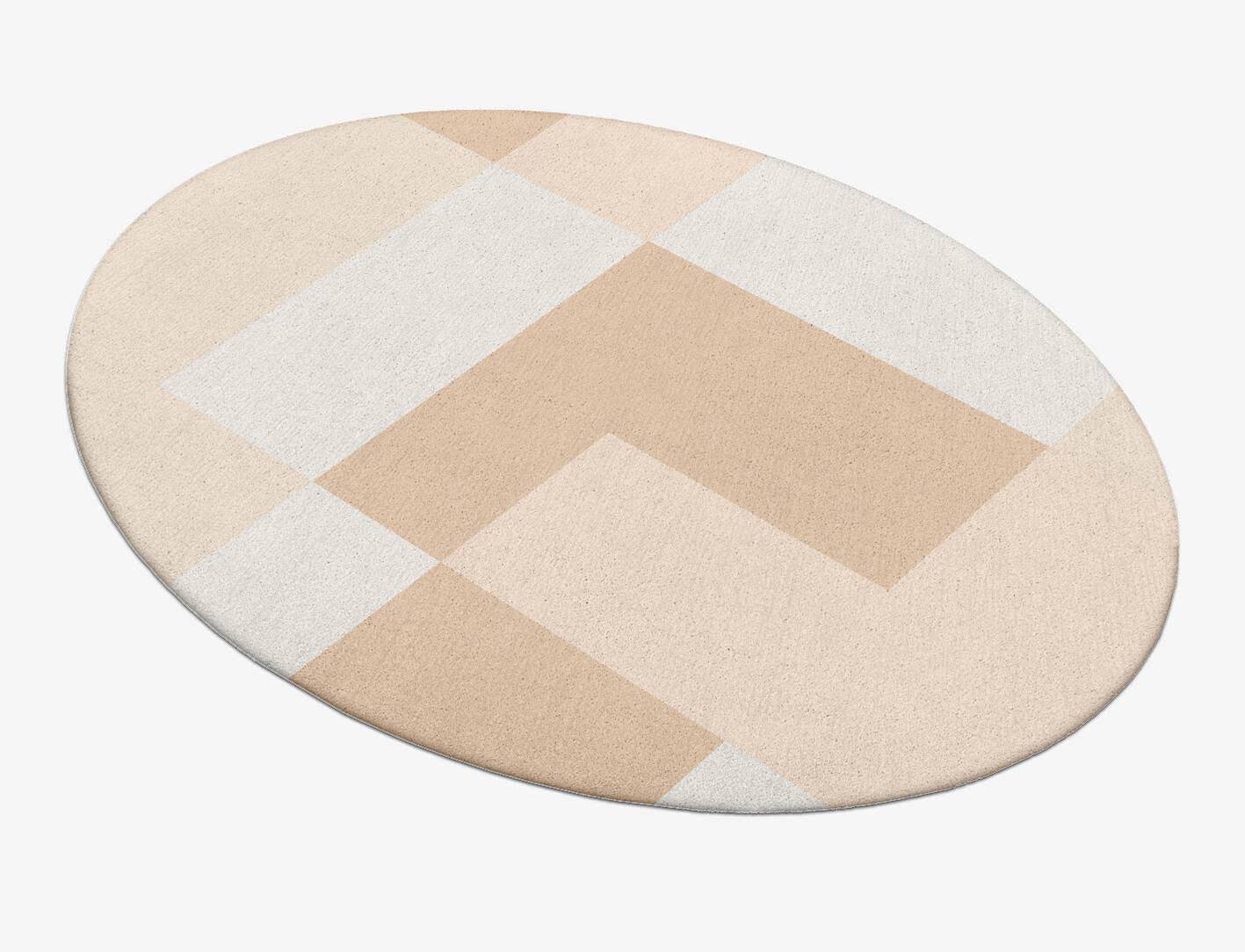Eunoia  Oval Hand Tufted Pure Wool Custom Rug by Rug Artisan