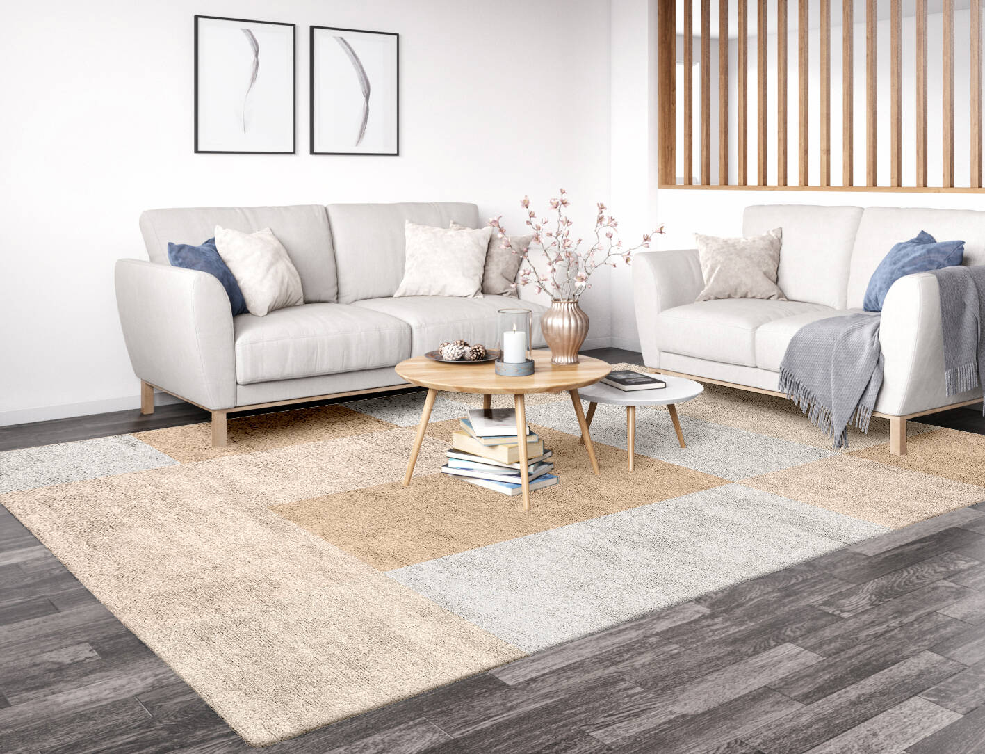 Eunoia  Rectangle Hand Tufted Bamboo Silk Custom Rug by Rug Artisan