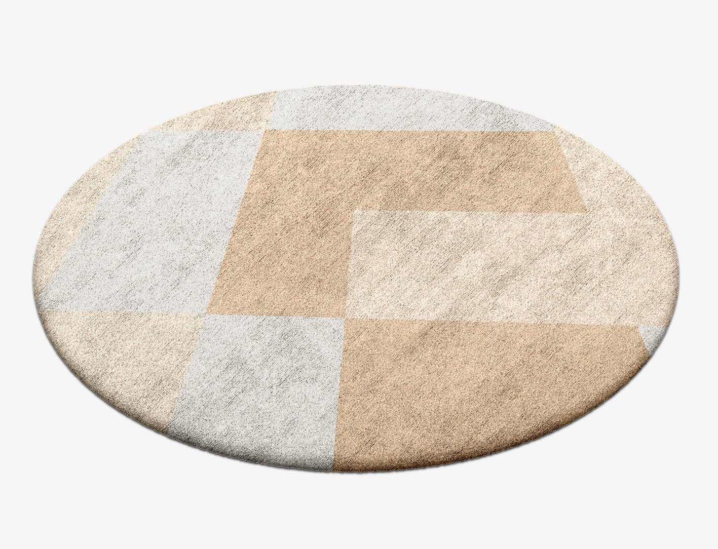 Eunoia  Round Hand Tufted Bamboo Silk Custom Rug by Rug Artisan