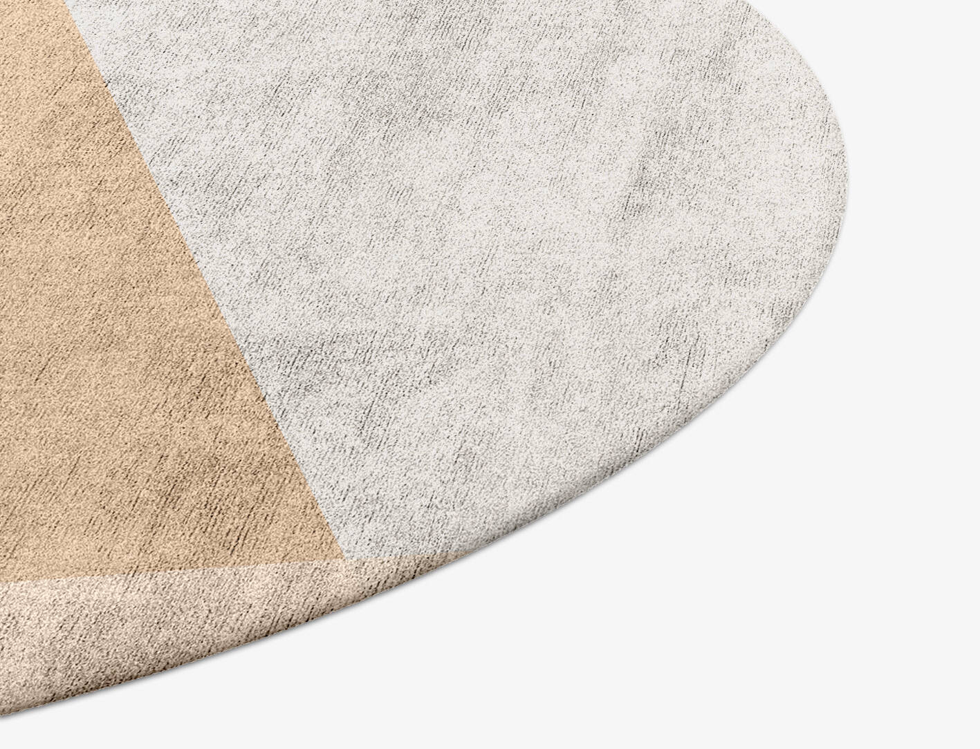 Eunoia  Round Hand Tufted Bamboo Silk Custom Rug by Rug Artisan