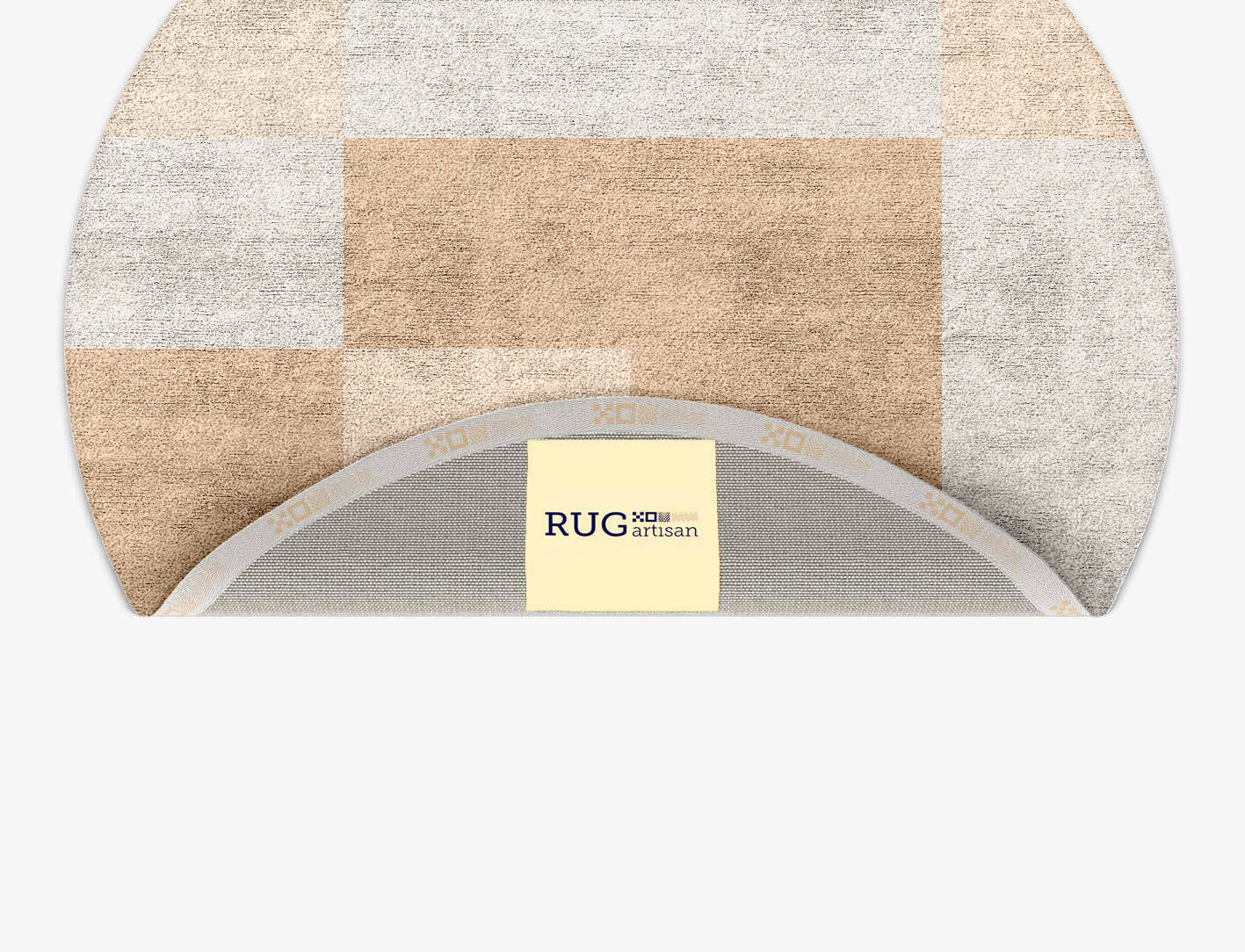 Eunoia  Round Hand Tufted Bamboo Silk Custom Rug by Rug Artisan