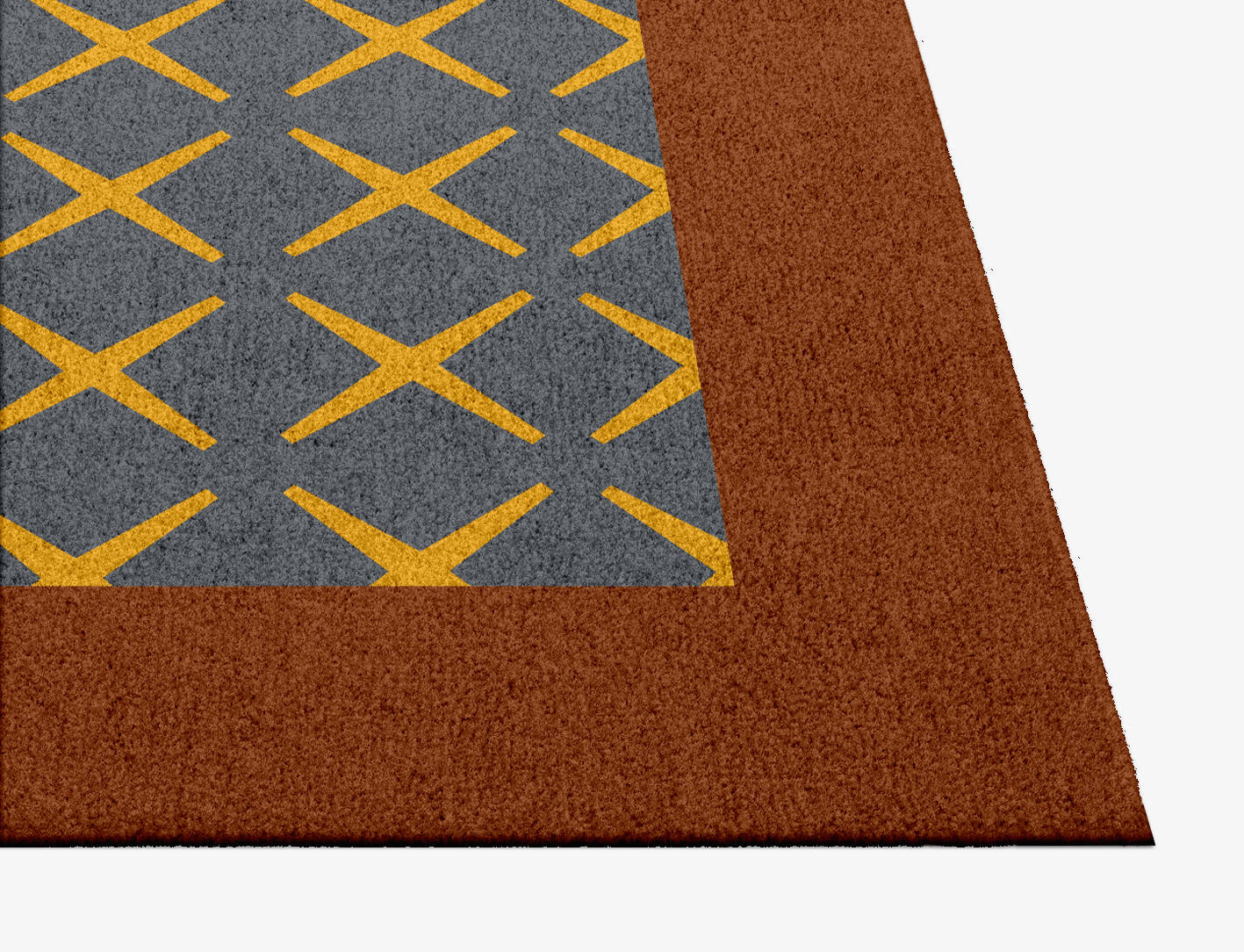 Exeo Geometric Square Hand Knotted Tibetan Wool Custom Rug by Rug Artisan