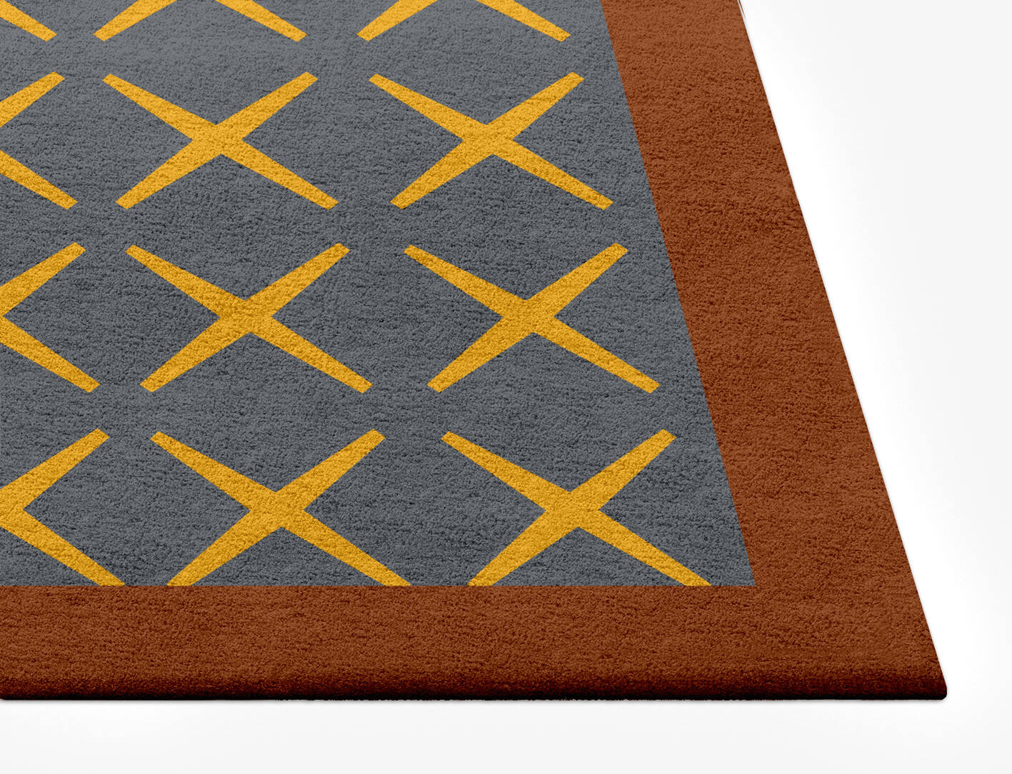 Exeo Geometric Rectangle Hand Tufted Pure Wool Custom Rug by Rug Artisan