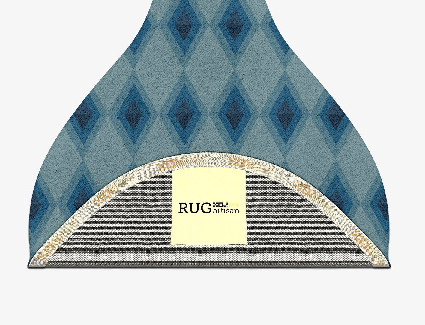 Eyelet Modern Geometrics Drop Hand Tufted Pure Wool Custom Rug by Rug Artisan