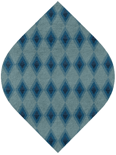 Eyelet Modern Geometrics Ogee Hand Tufted Pure Wool Custom Rug by Rug Artisan