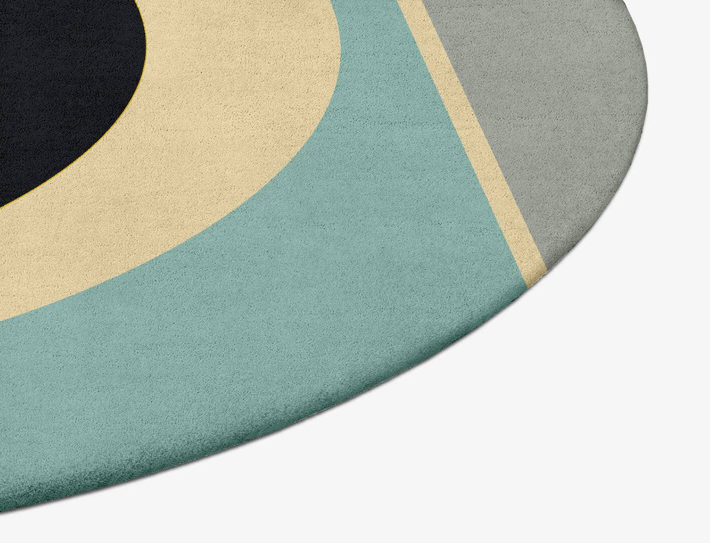 Factions Abstract Oval Hand Tufted Pure Wool Custom Rug by Rug Artisan