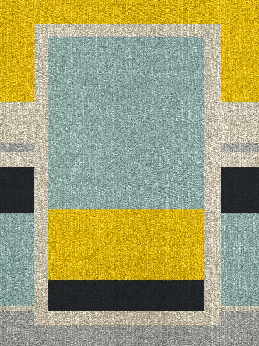 Factions Abstract Rectangle Outdoor Recycled Yarn Custom Rug by Rug Artisan