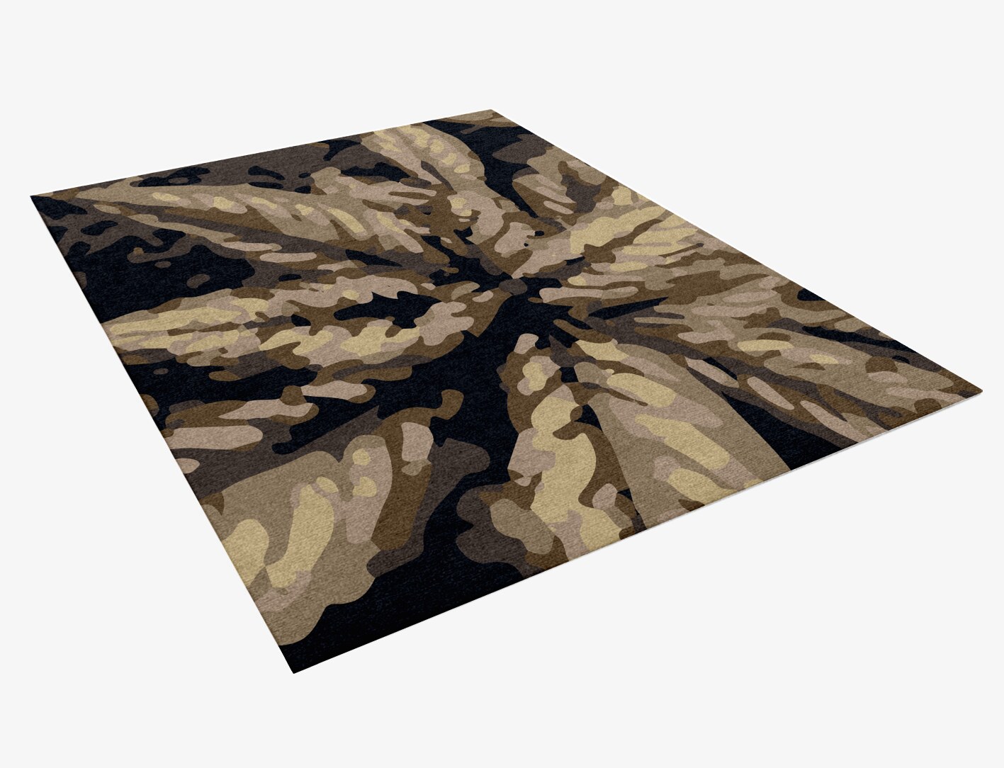 Fall Floral Rectangle Hand Knotted Tibetan Wool Custom Rug by Rug Artisan