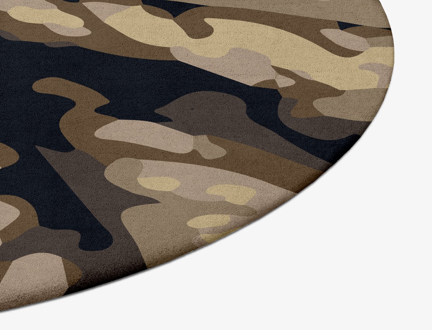 Fall Floral Oval Hand Tufted Pure Wool Custom Rug by Rug Artisan