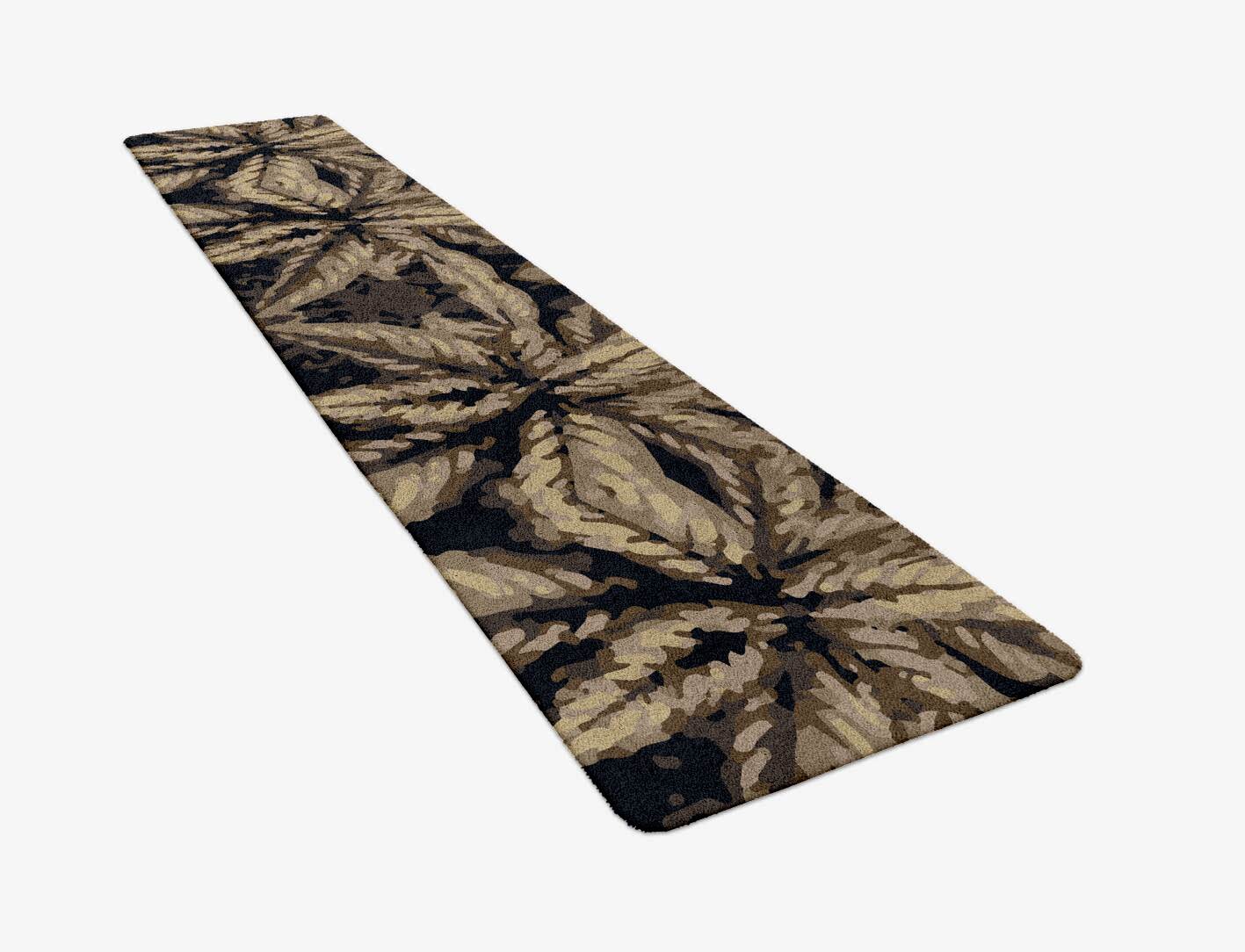 Fall Floral Runner Hand Tufted Pure Wool Custom Rug by Rug Artisan