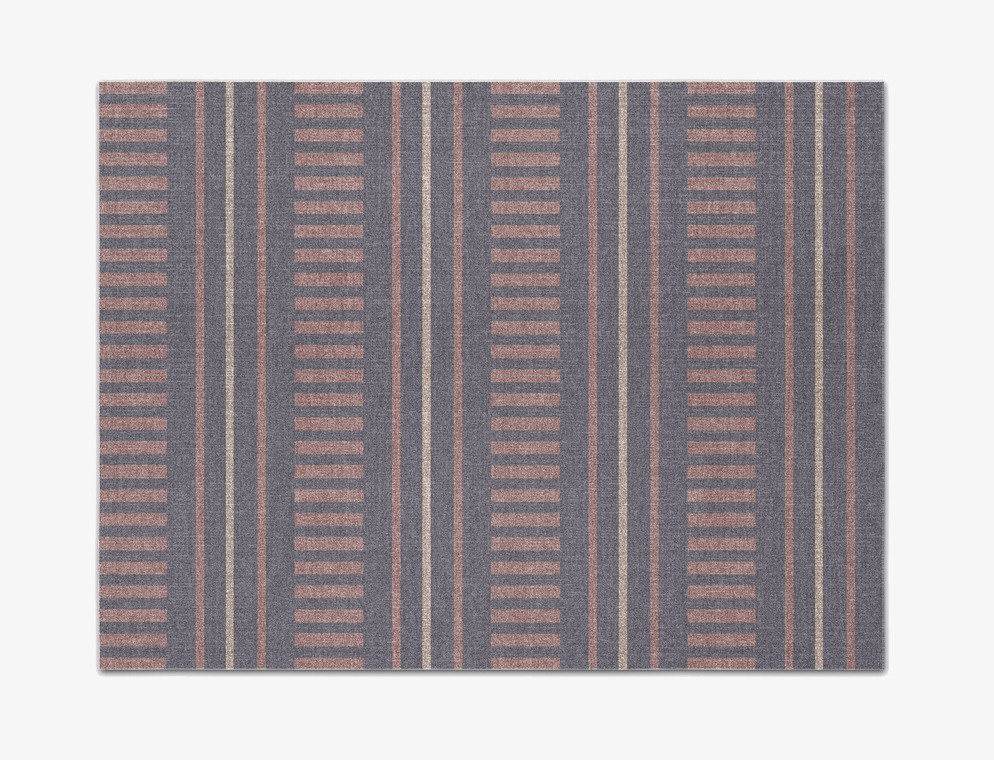 Fallen Minimalist Rectangle Flatweave New Zealand Wool Custom Rug by Rug Artisan