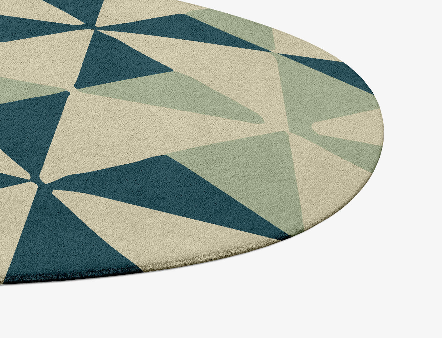 Fans Modern Geometrics Splash Hand Tufted Pure Wool Custom Rug by Rug Artisan