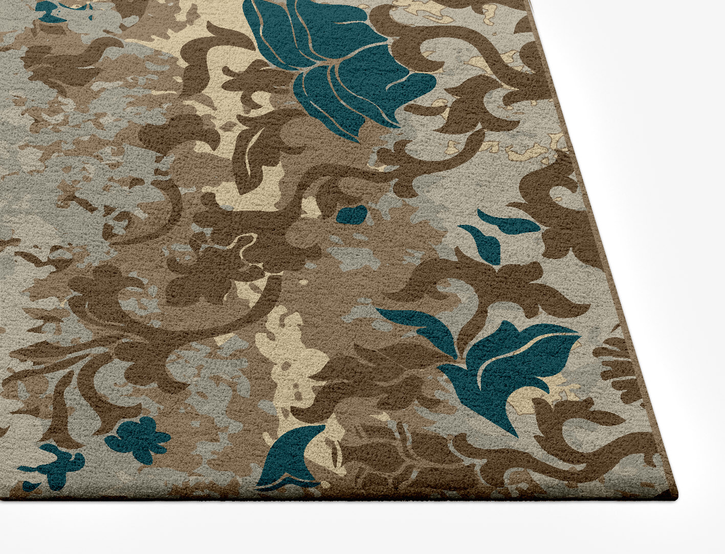 Farah Persian Bagh Rectangle Hand Tufted Pure Wool Custom Rug by Rug Artisan