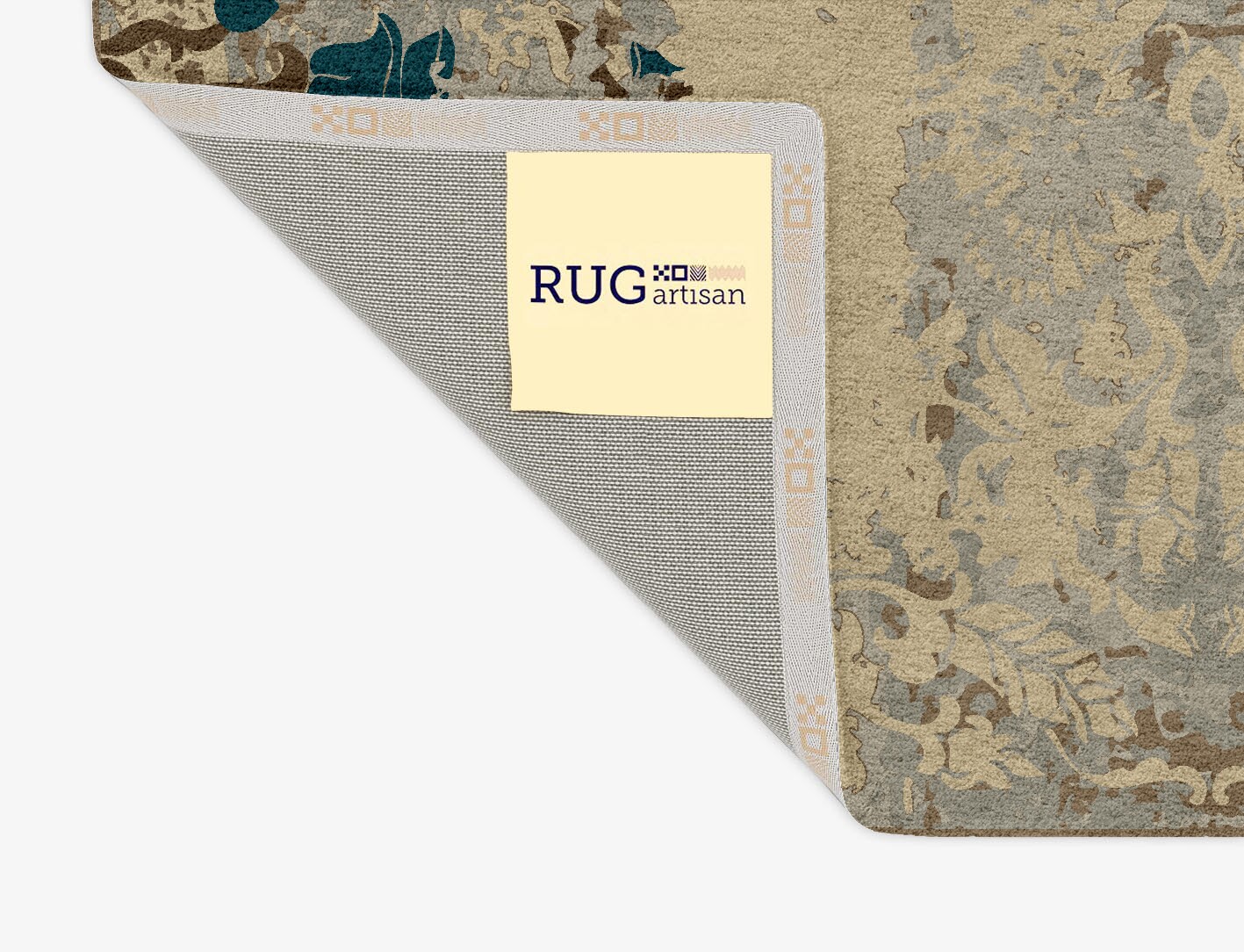 Farah Persian Bagh Rectangle Hand Tufted Pure Wool Custom Rug by Rug Artisan