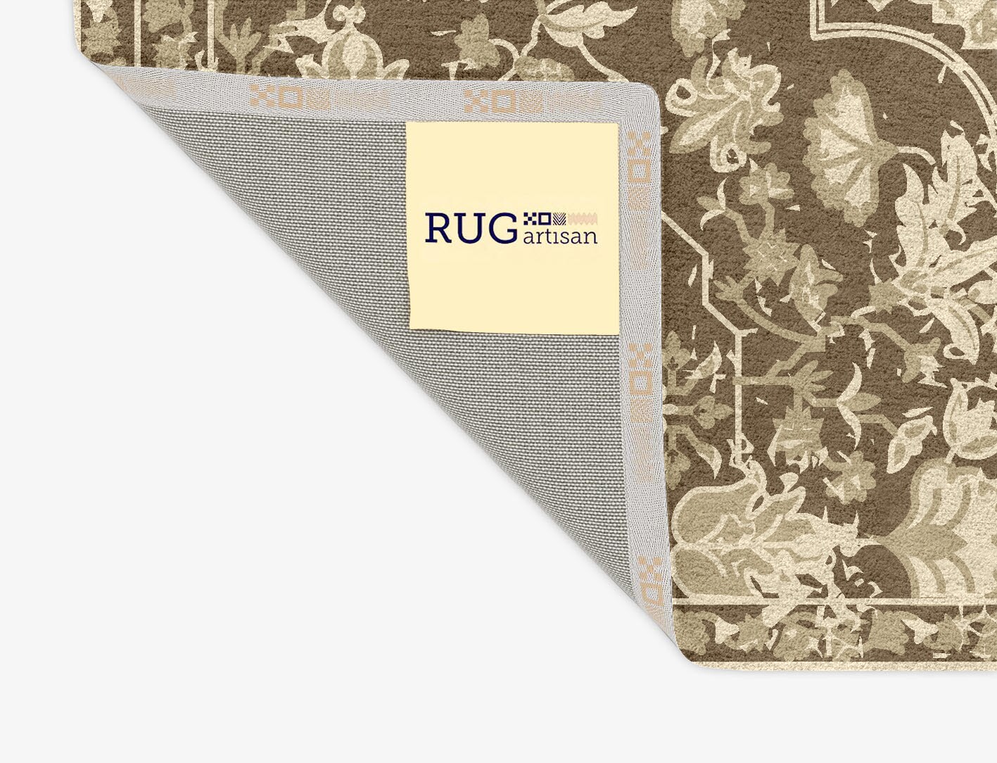 Farahan Beige Persian Bagh Rectangle Hand Tufted Pure Wool Custom Rug by Rug Artisan