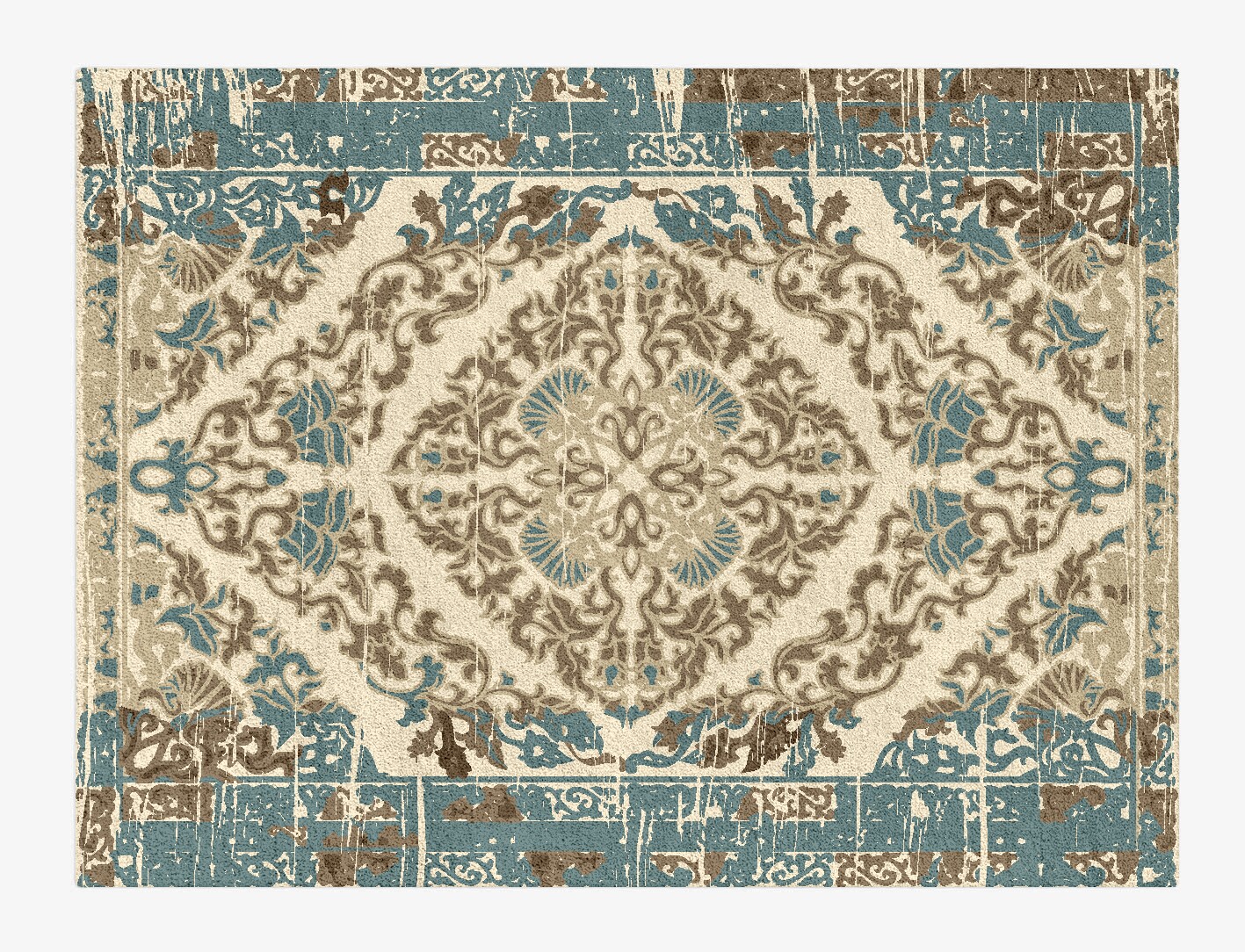 Farzaneh Persian Bagh Rectangle Hand Tufted Pure Wool Custom Rug by Rug Artisan