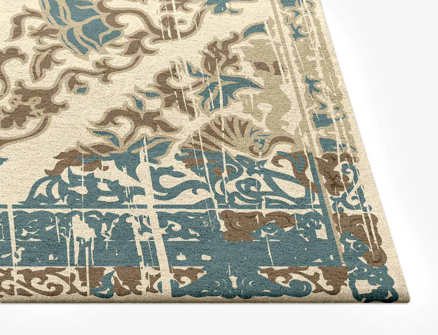 Farzaneh Persian Bagh Rectangle Hand Tufted Pure Wool Custom Rug by Rug Artisan